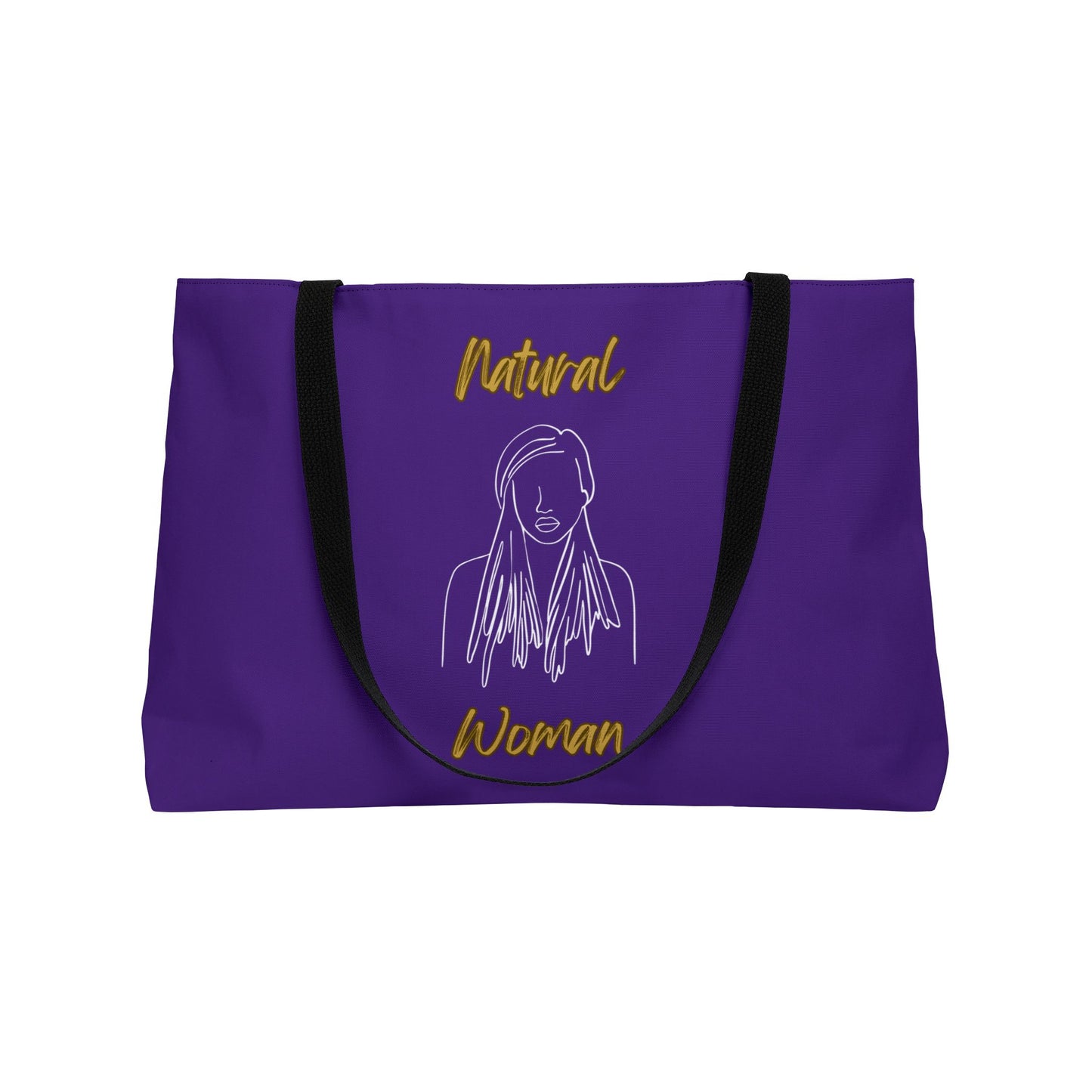 Natural Woman Content (WL) Weekender Tote Bag PURPLE