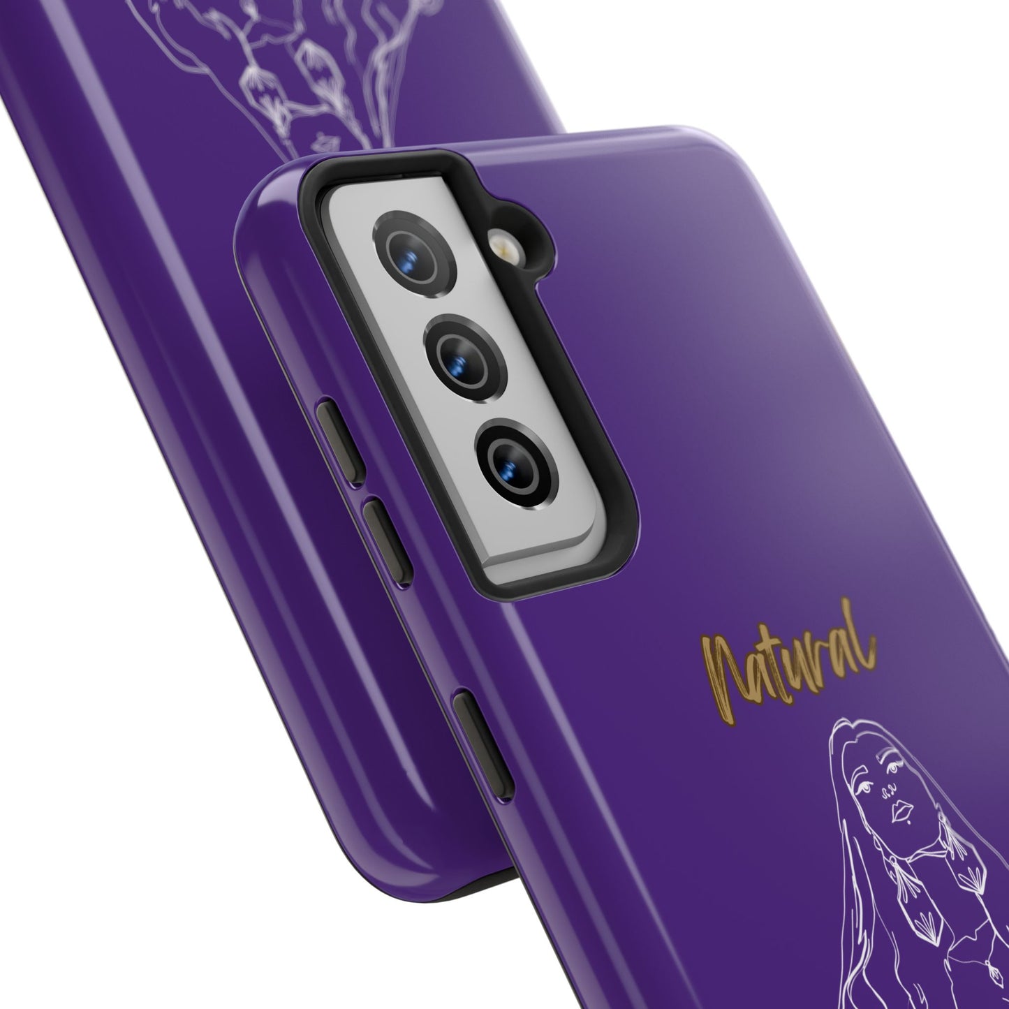 Natural Woman Thinking (WL)Tough Phone Cases PURPLE