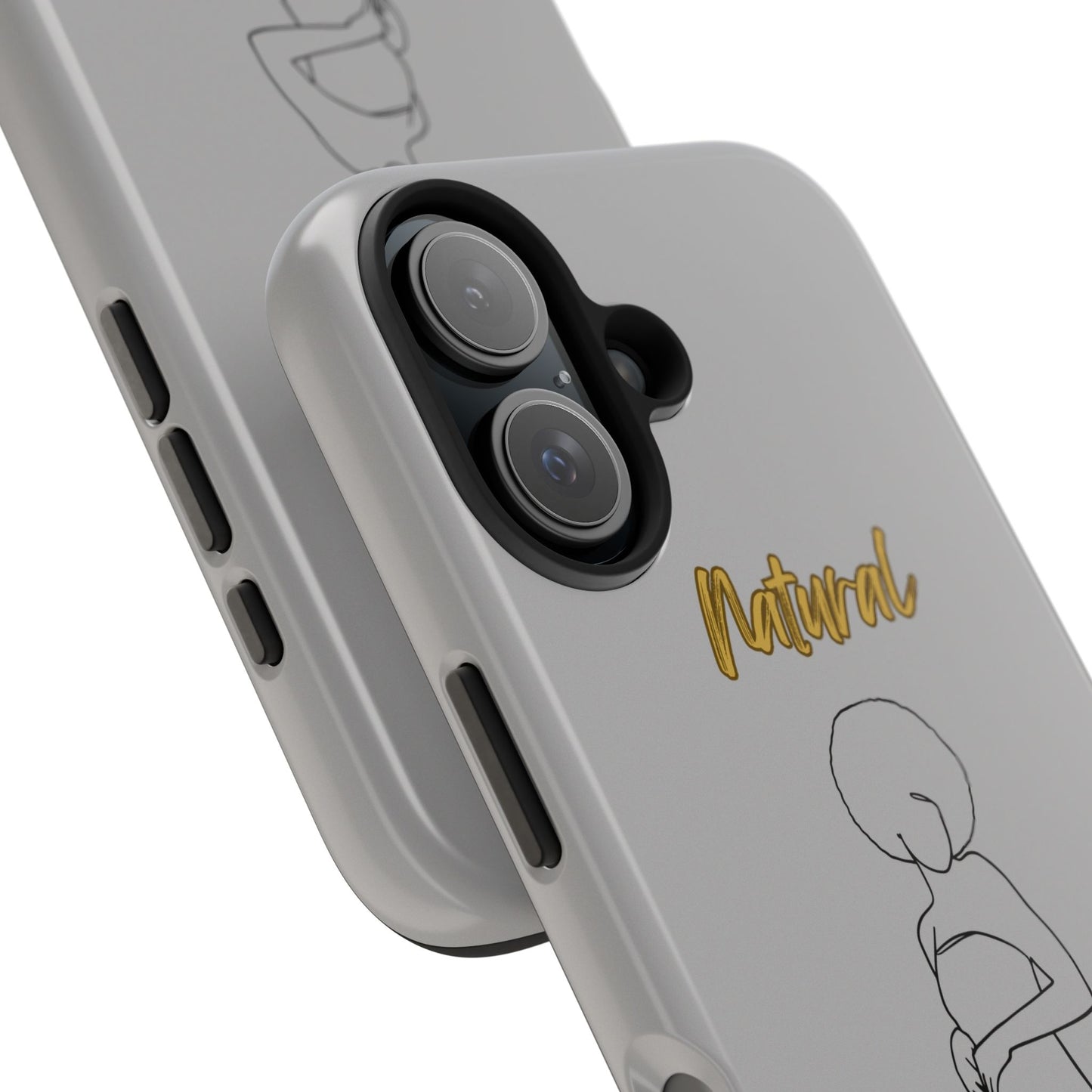Natural Woman Sho Nuff (BL)Tough Phone Cases LIGHT GREY