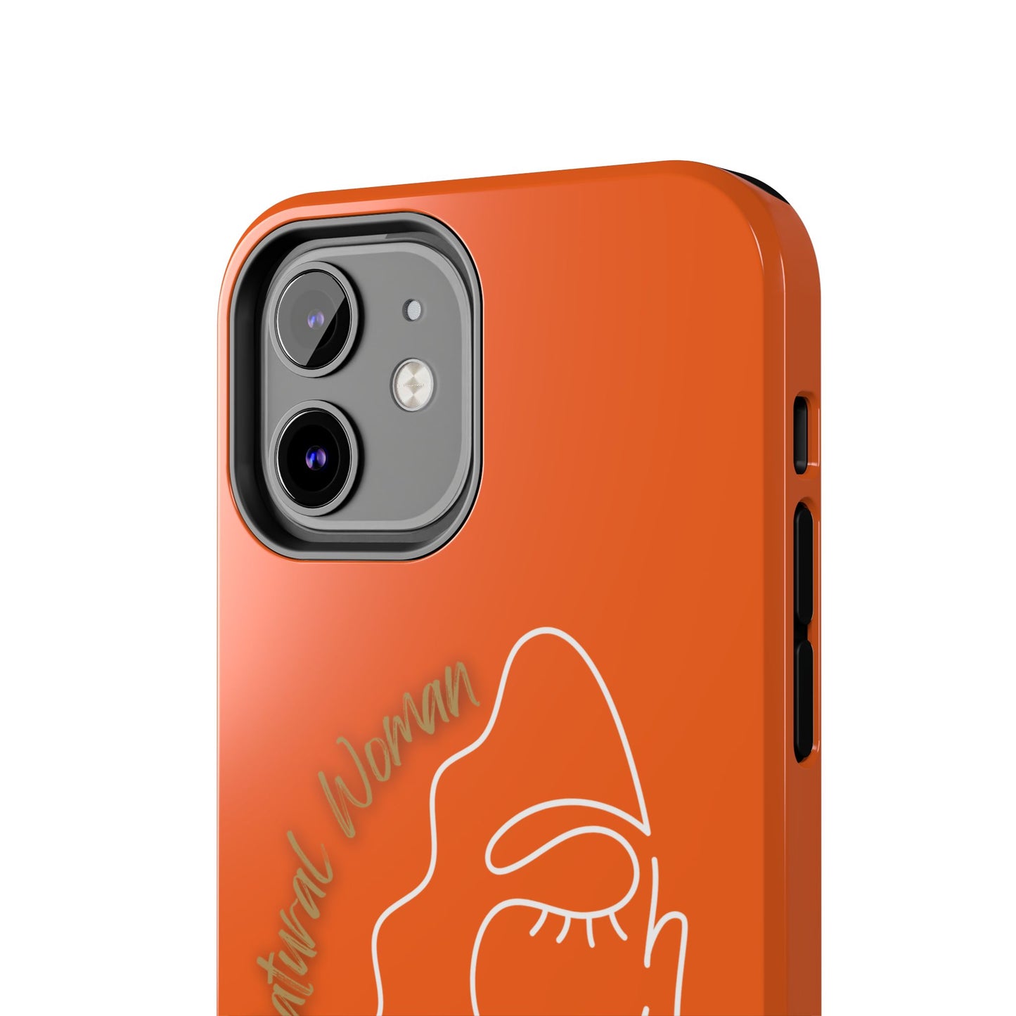 Natural Woman Half Face (WL)Tough Phone Case ORANGE