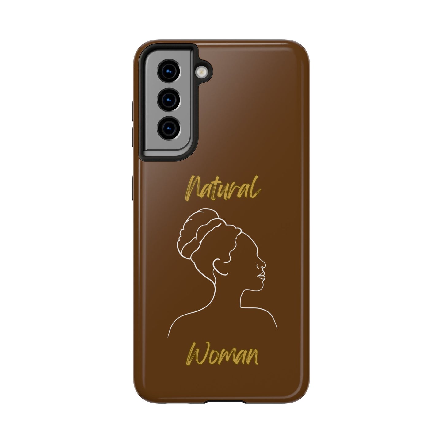 Natural Woman Mixed (WL)Tough Phone Cases BROWN