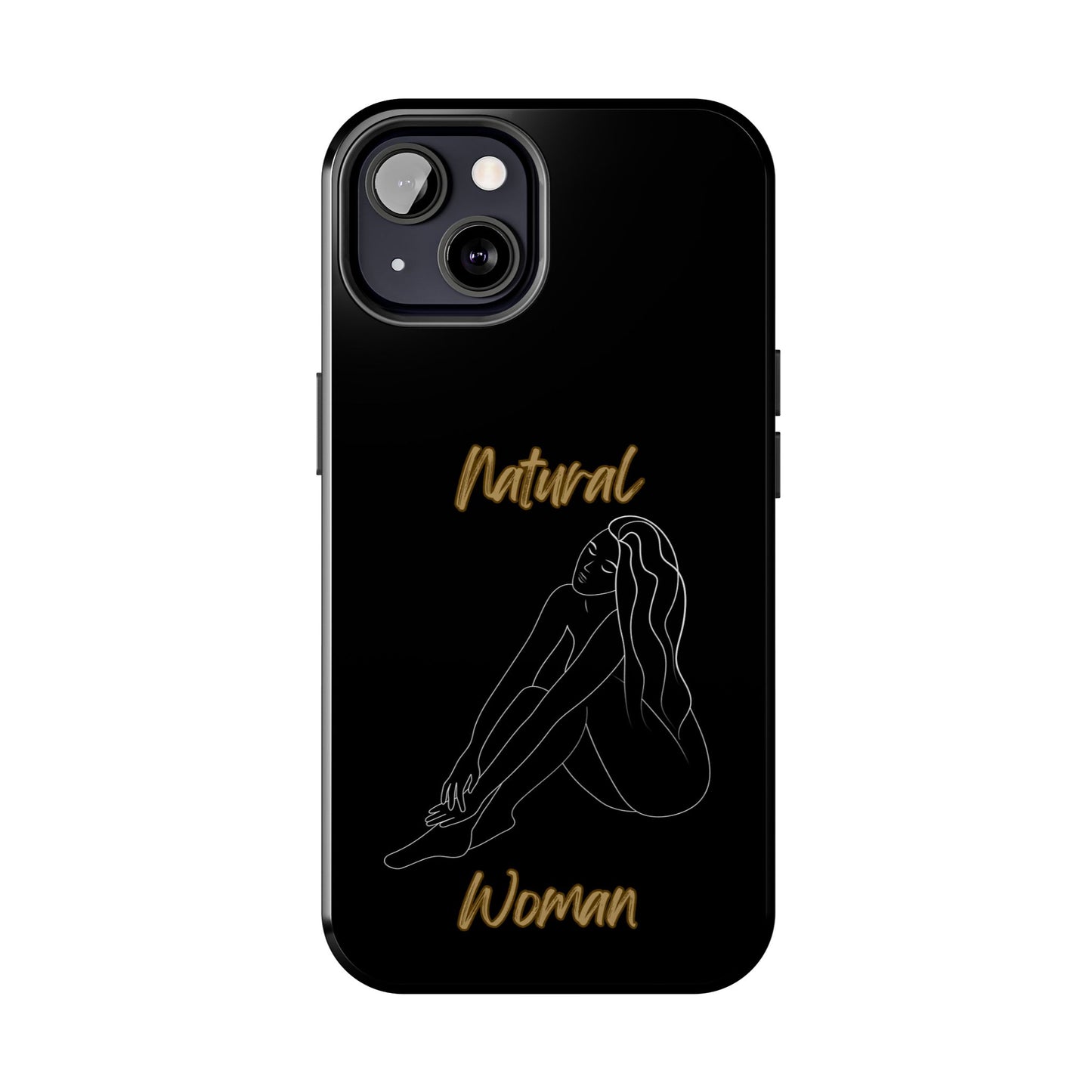 Natural Woman Beauty (WL) Tough Phone Cases BLACK