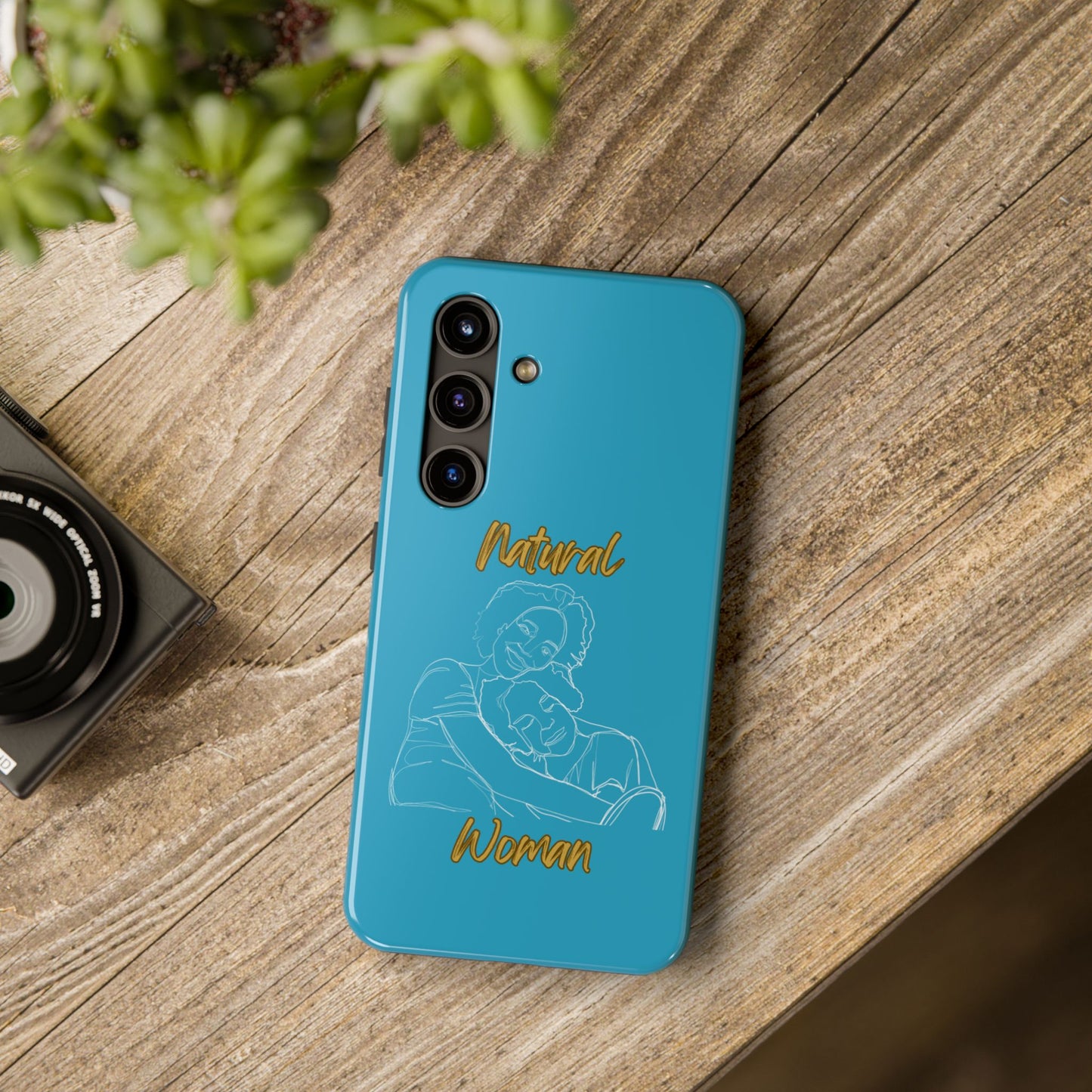 Natural Woman Loving Embrace (WL)Tough Phone Cases TURQUOISE