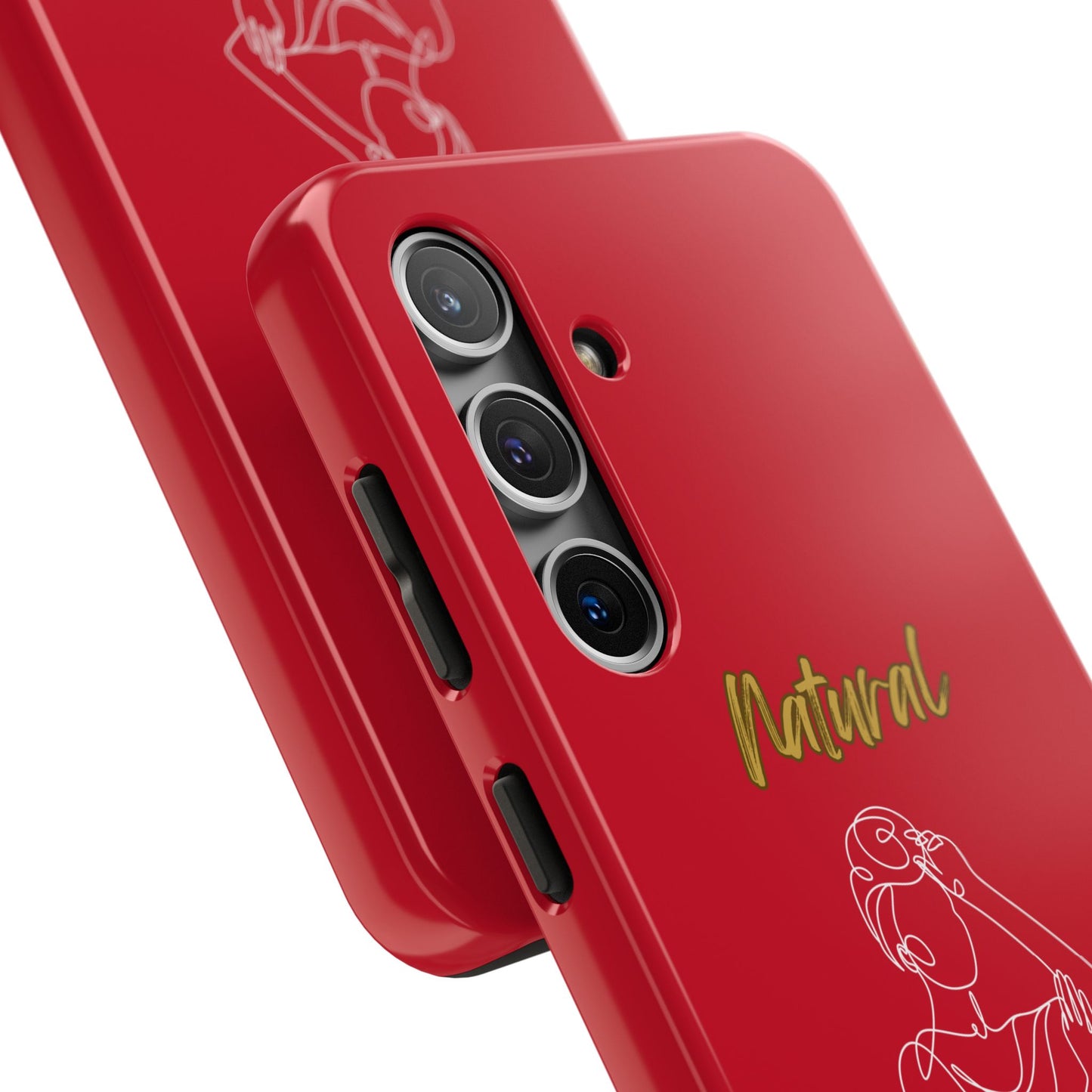 Natural Woman Style (WL)Tough Phone Cases DARK RED