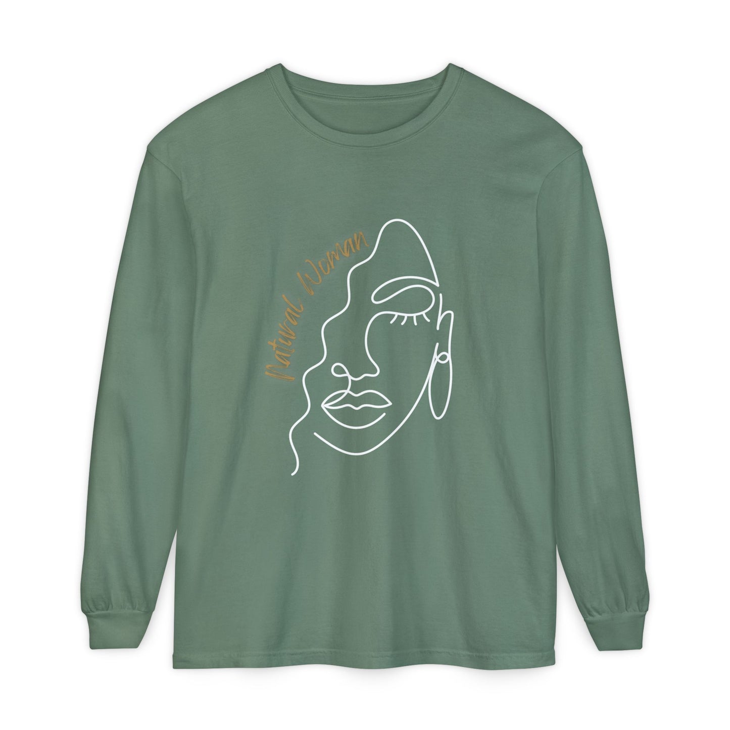 Natural Woman Half Face (WL) Long Sleeve T-Shirt