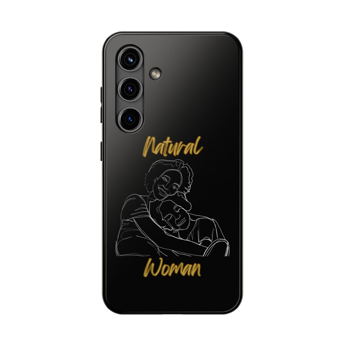 Natural Woman Loving Embrace (WL)Tough Phone Cases BLACK