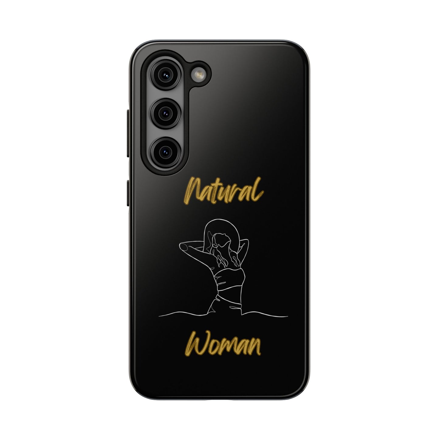 Natural Woman Sun Fun (WL)Tough Phone Cases BLACK