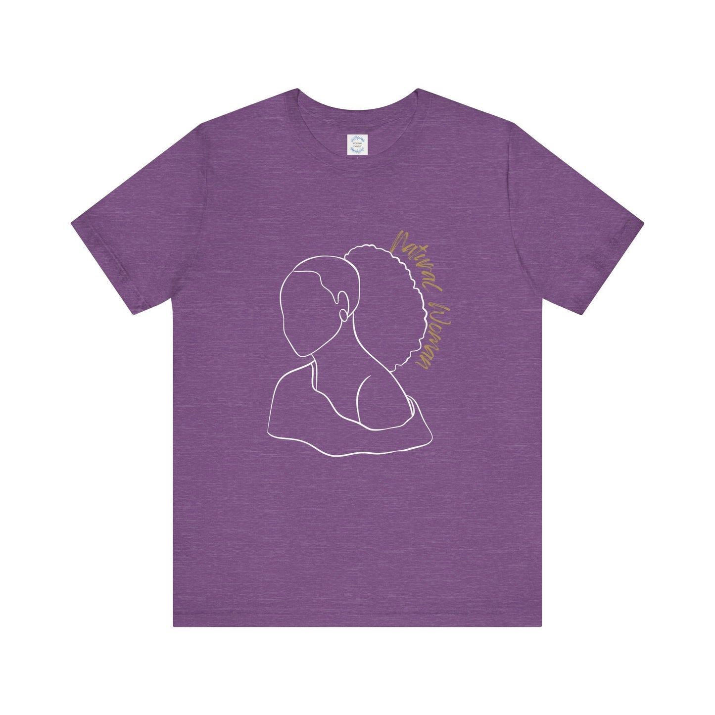 Natural Woman Behind Head Puff (WL) Short Sleeve T-Shirt