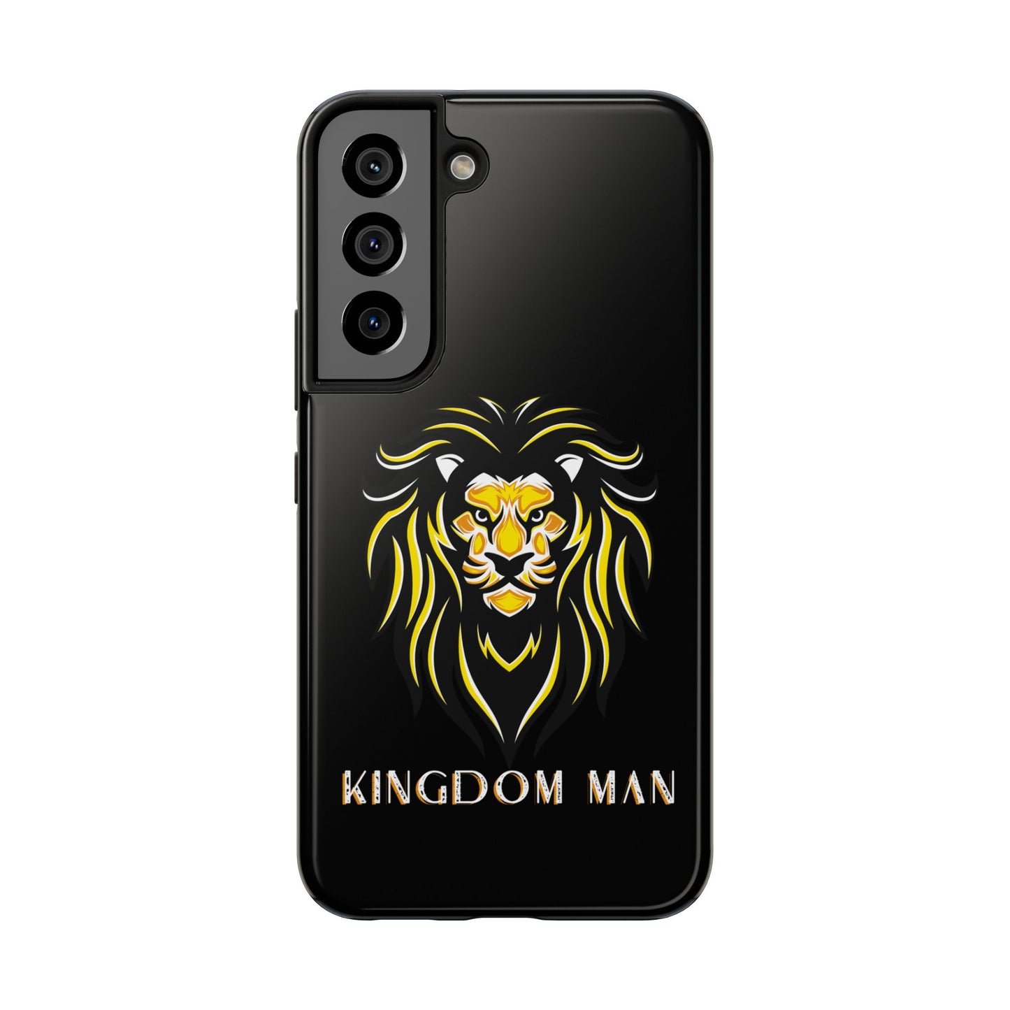 Kingdom Man (White-Gold Label) Tough Phone Case BLACK