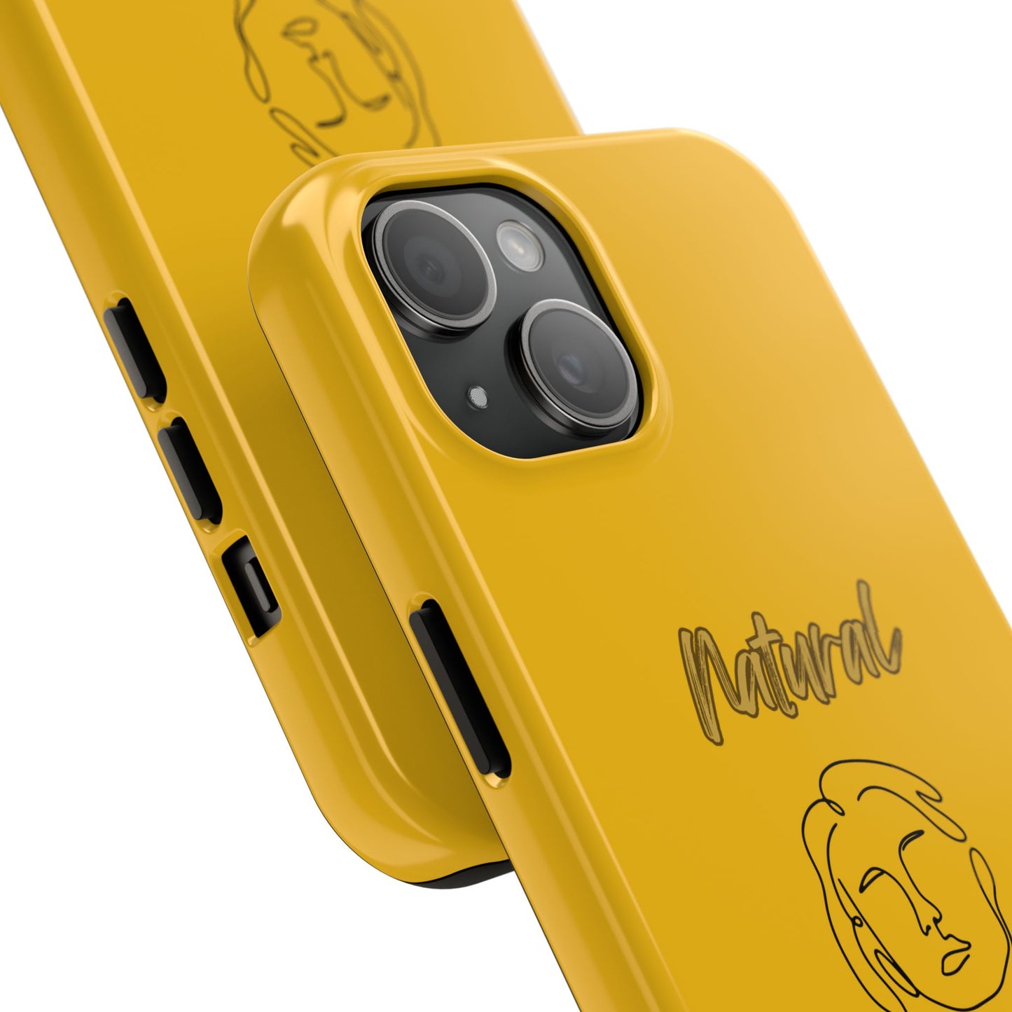 Natural Woman Hello (BL)Tough Phone Cases YELLOW