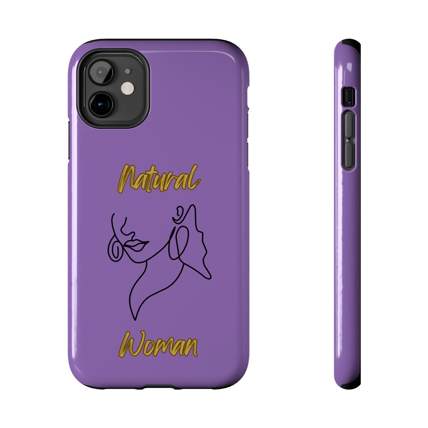 Natural Woman Lips (BL)Tough Phone Cases LIGHT PURPLE