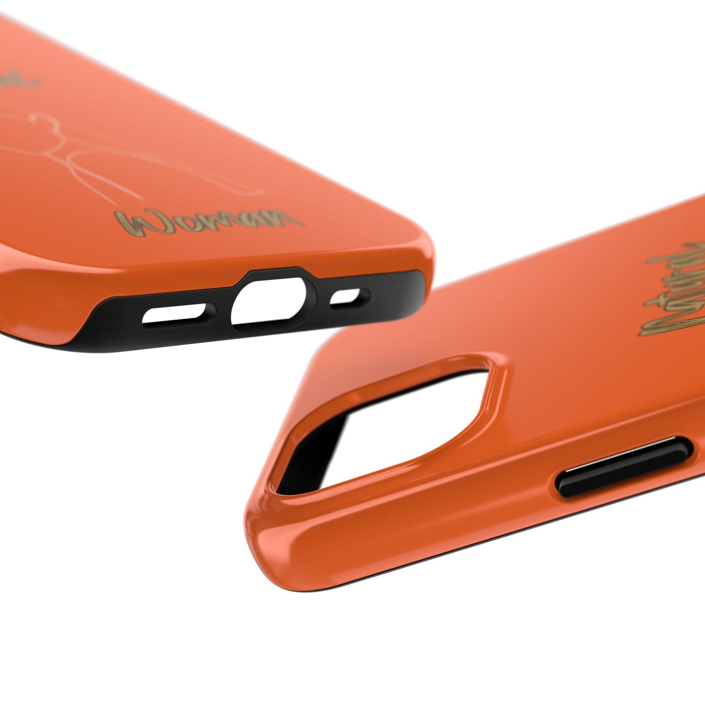 Natural Woman Tilted Look (WL) Tough Phone Cases ORANGE