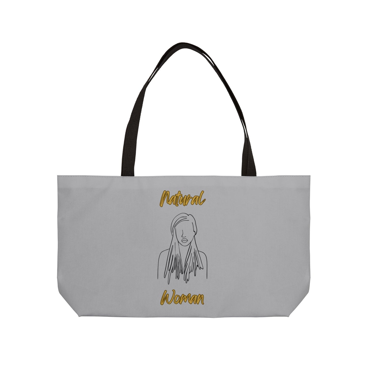 Natural Woman Content (BL) Weekender Tote Bag LIGHT GREY