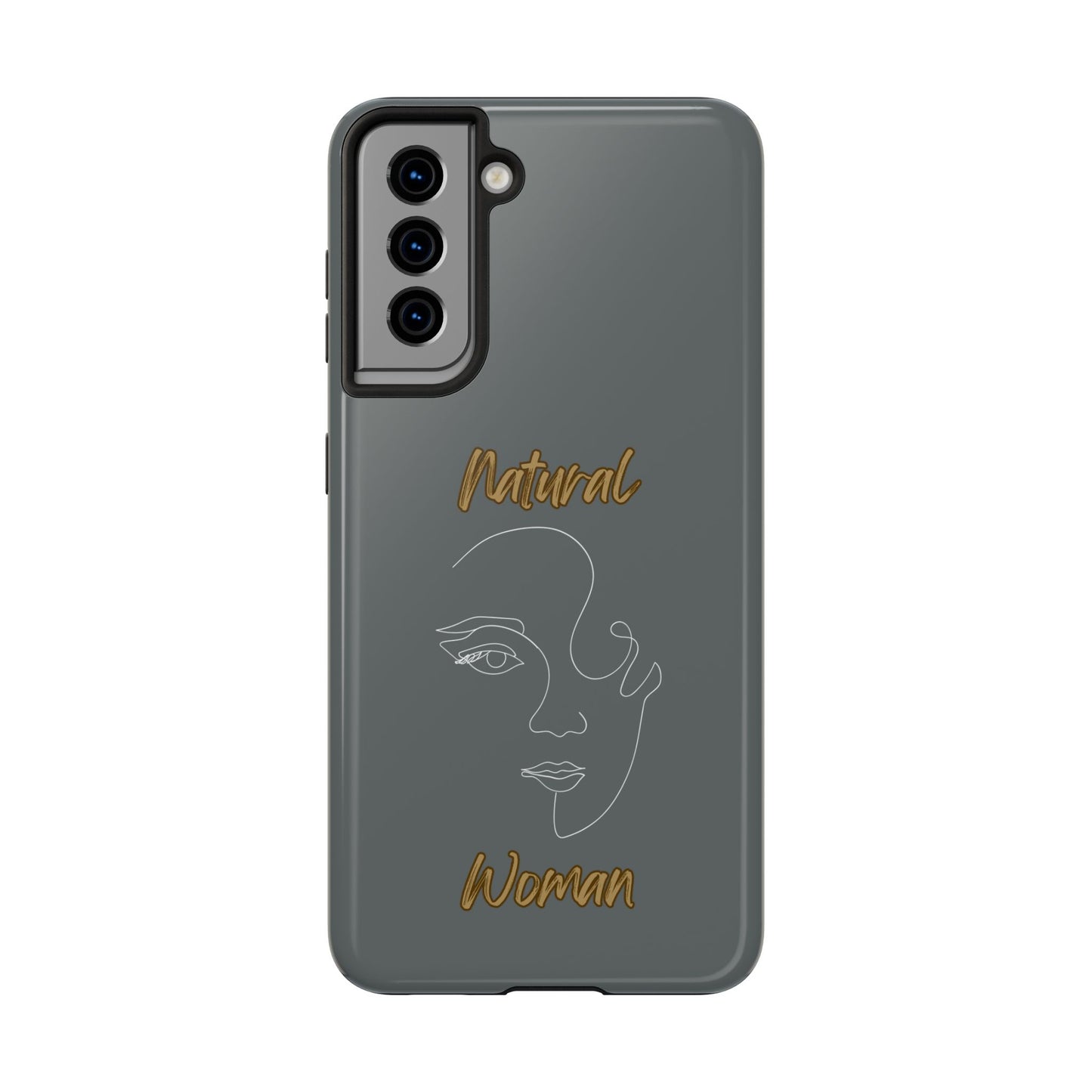 Natural Woman Looking (WL) Tough Phone Cases DARK GREY
