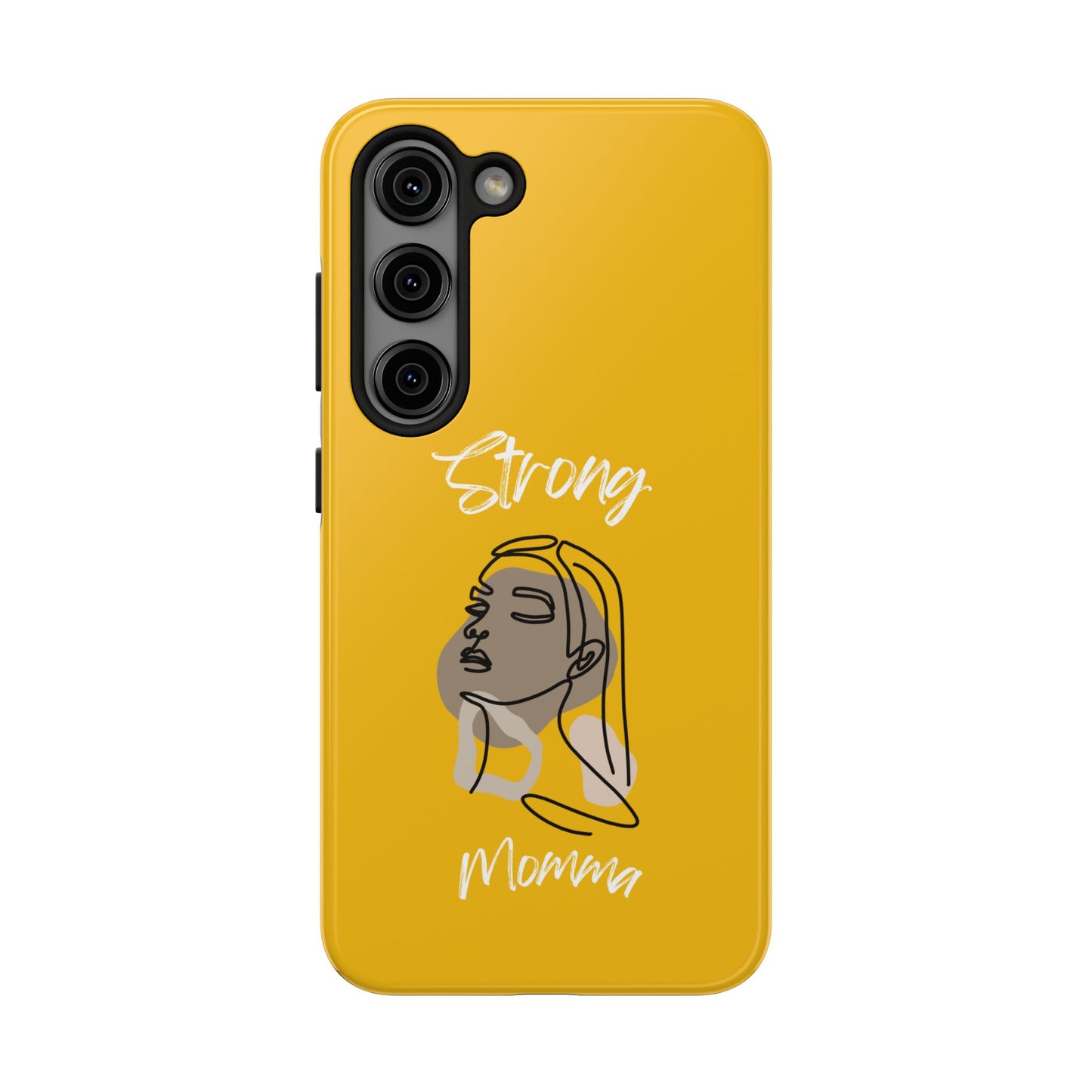 Strong Momma (WL) Tough Phone Cases YELLOW