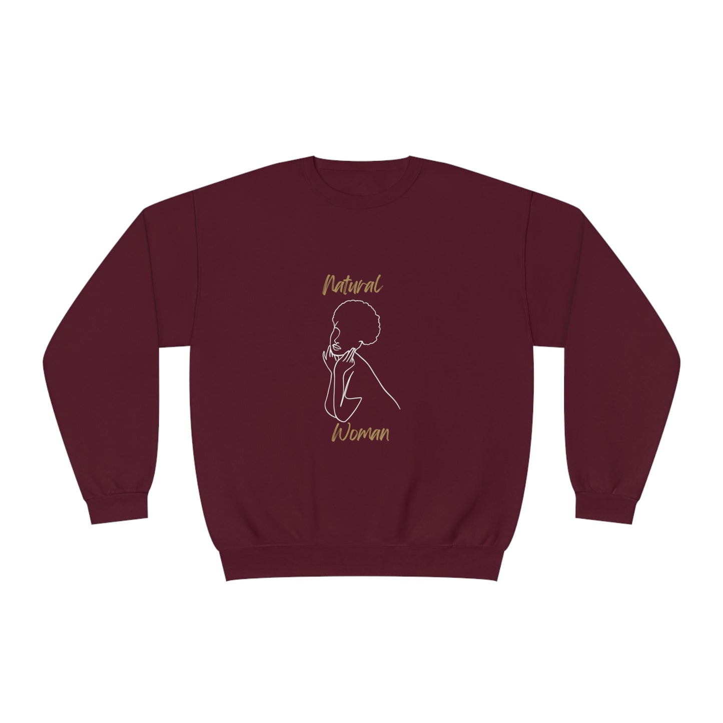 Natural Woman Cute Afro (WL) Crewneck Sweatshirt