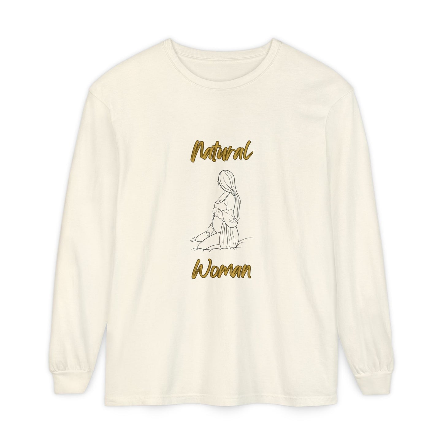 Natural Woman Expecting (BL) Long Sleeve T-Shirt