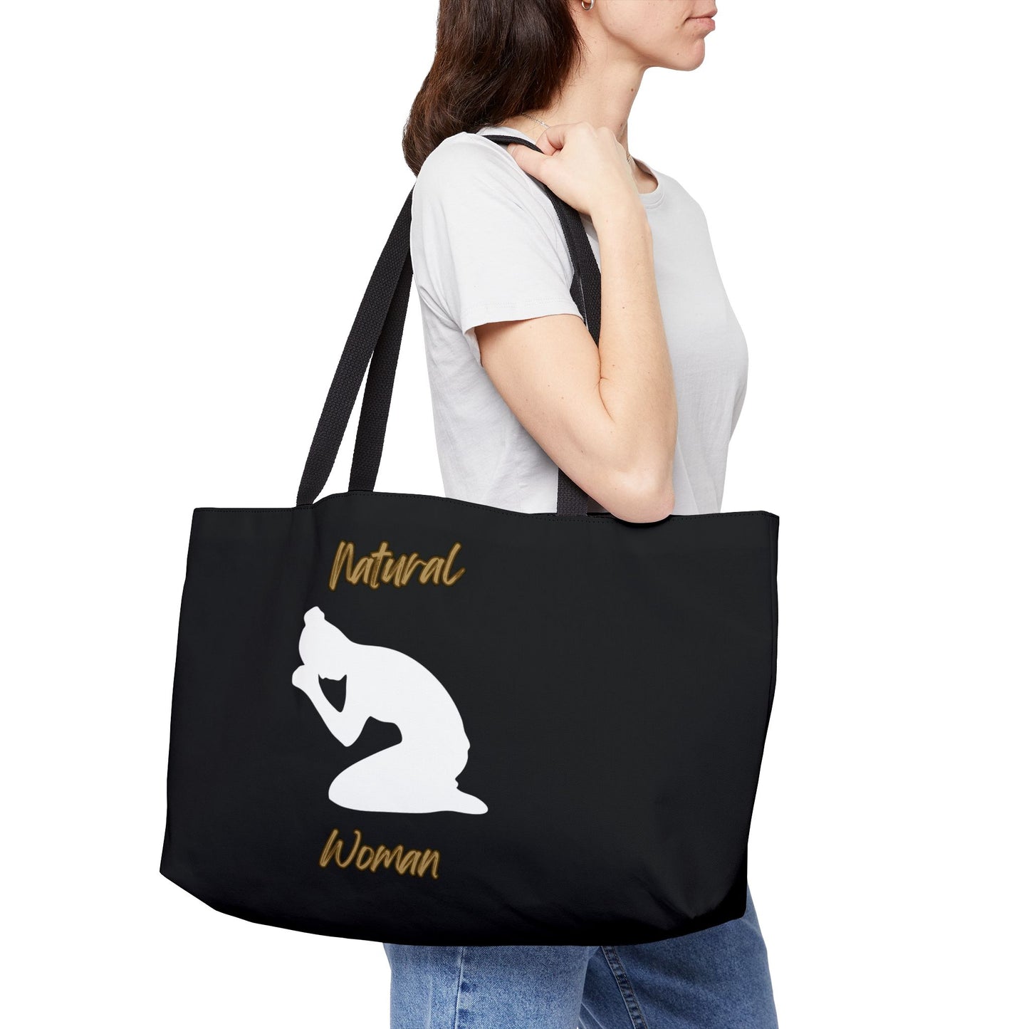 Natural Woman Pray (WL) Weekender Tote Bag BLACK
