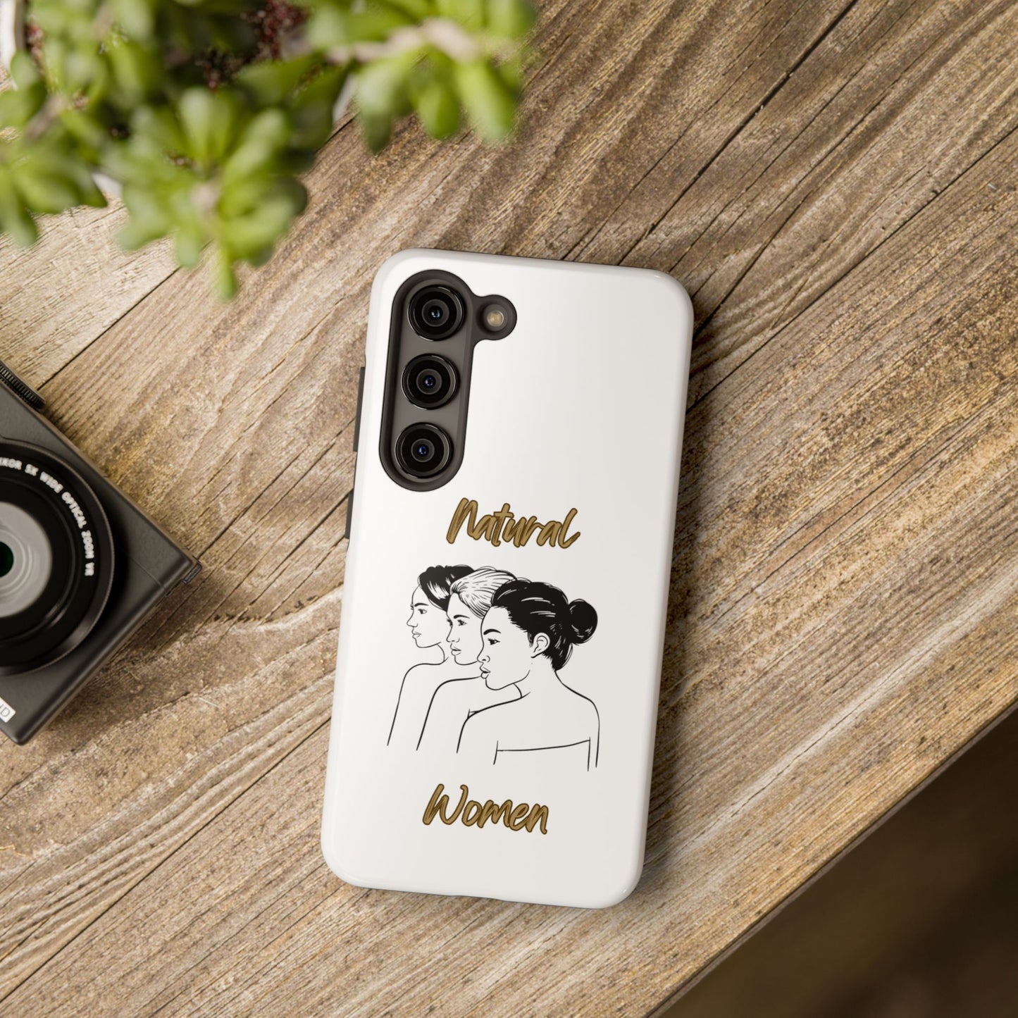 Natural Woman United Friends (BL)Tough Phone Cases WHITE