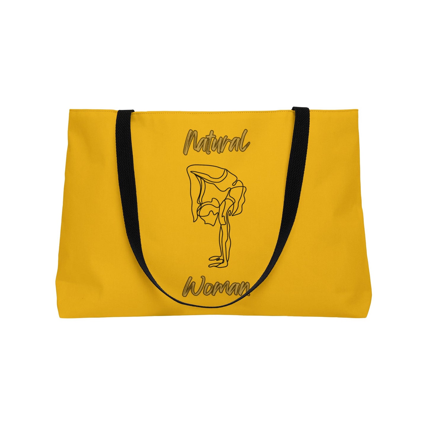 Natural Woman Flexible (BL) Weekender Tote Bag YELLOW