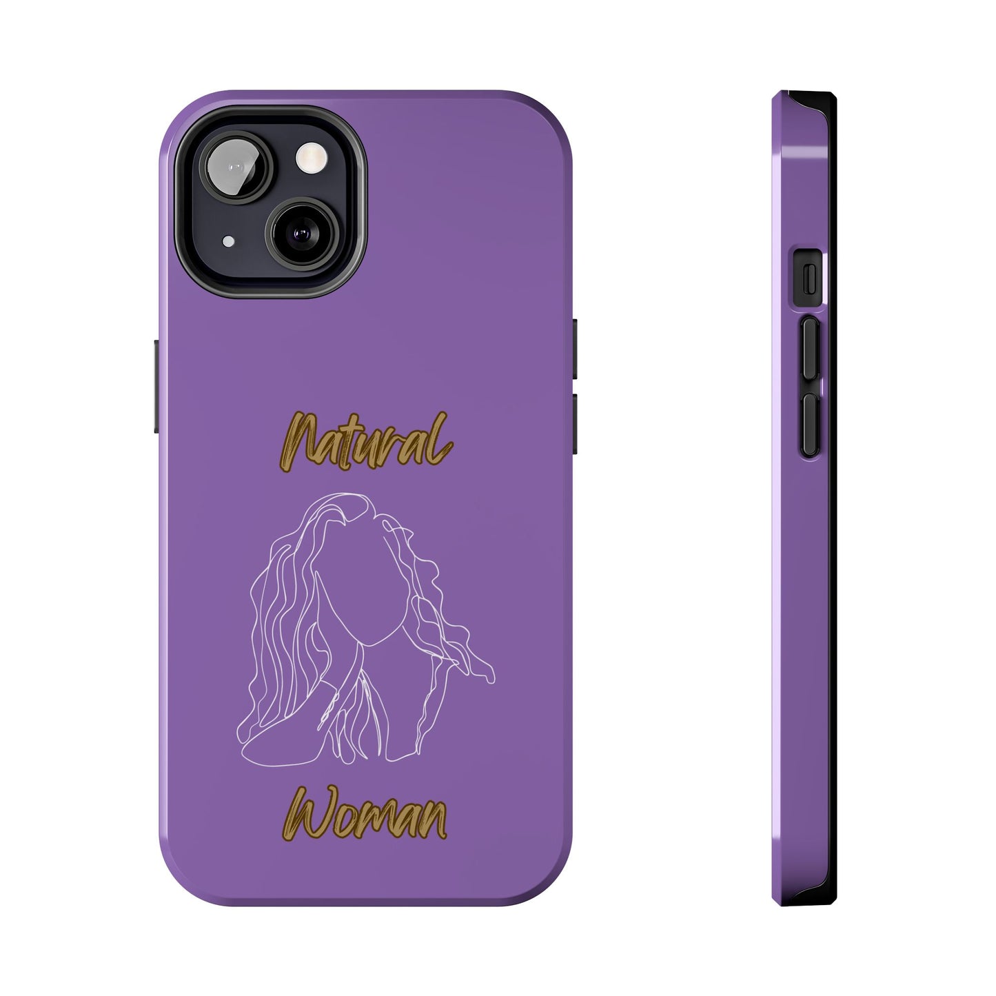 Natural Woman Relaxed (WL) Tough Phone Cases LIGHT PURPLE