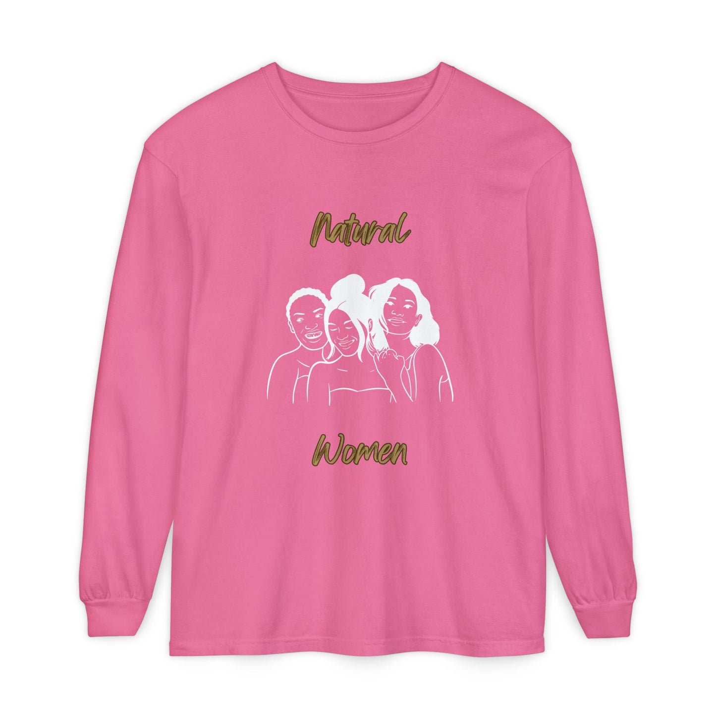 Natural Woman Laughing Friends (WL) Long Sleeve T-Shirt