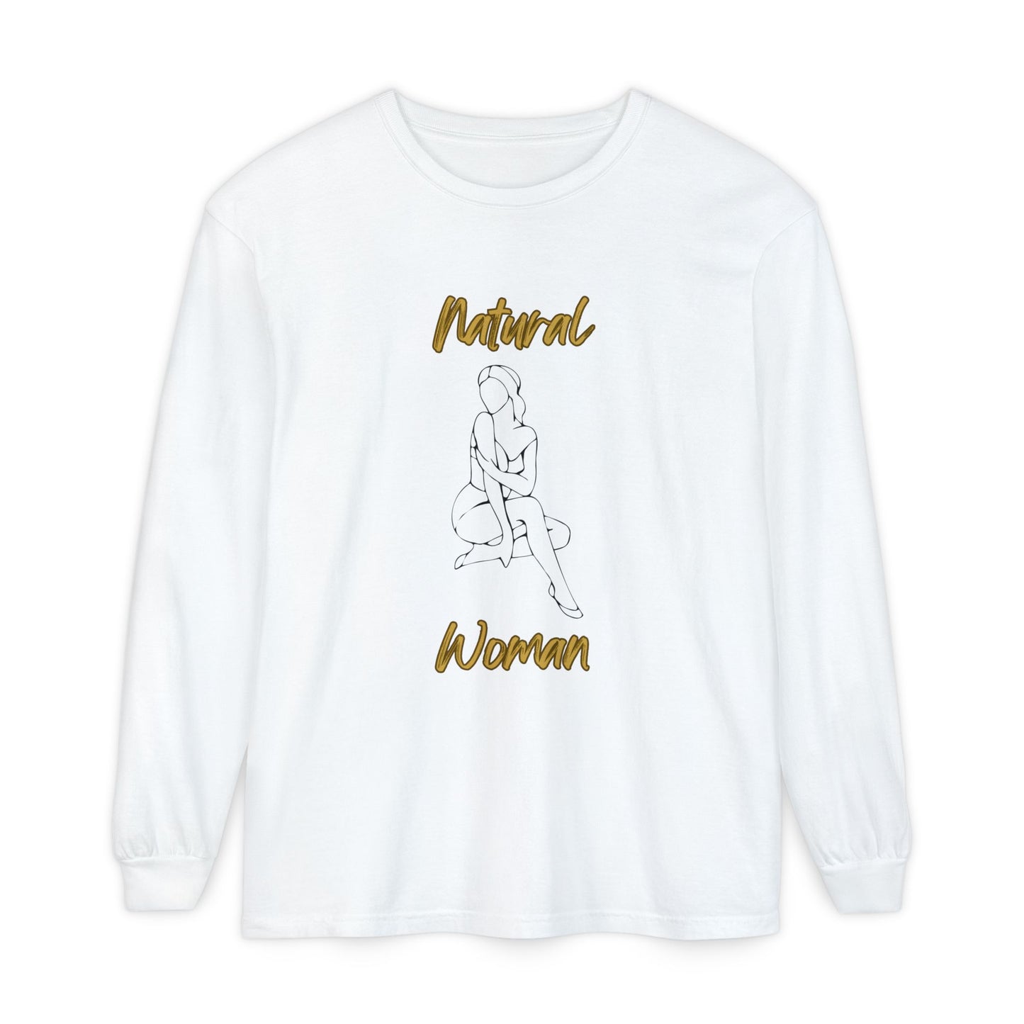 Natural Woman Shoulder Action (BL) Long Sleeve T-Shirt