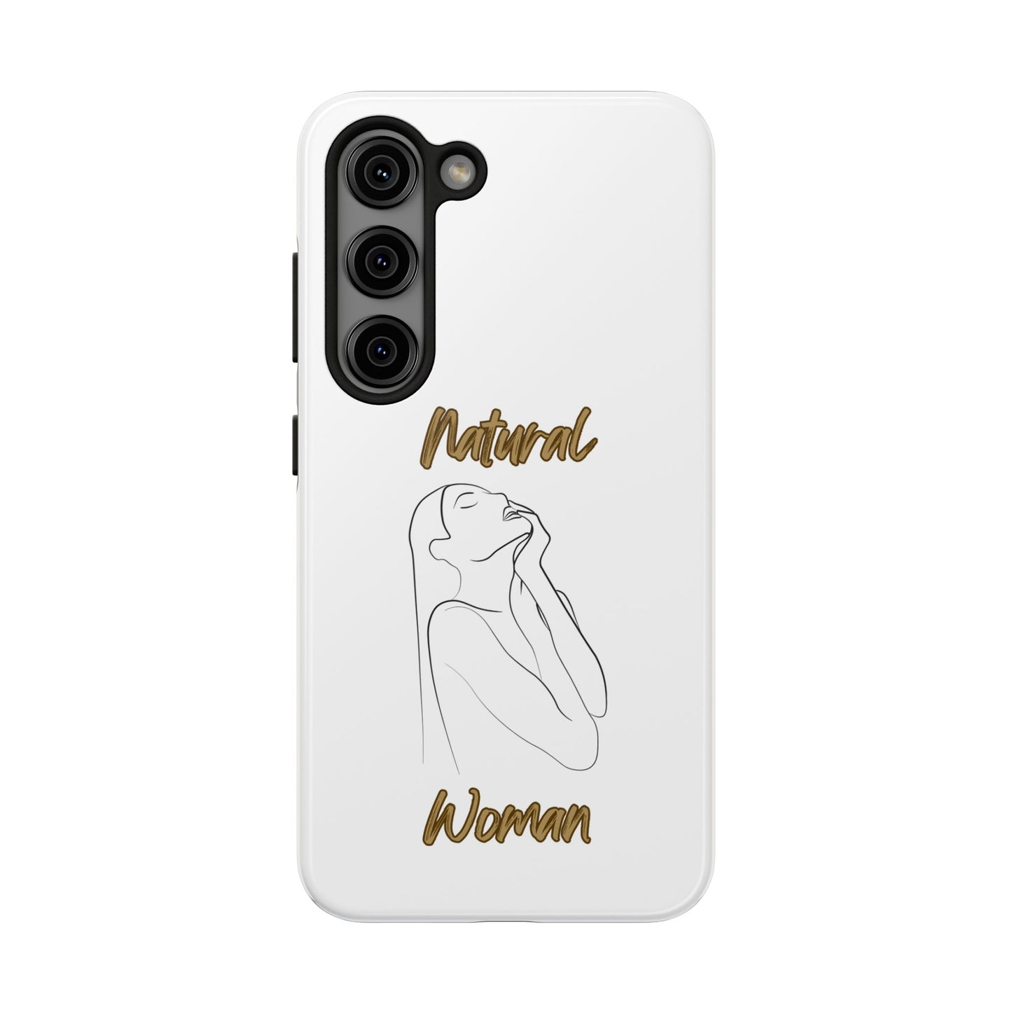 Natural Woman Thank You (BL) Tough Phone Cases WHITE
