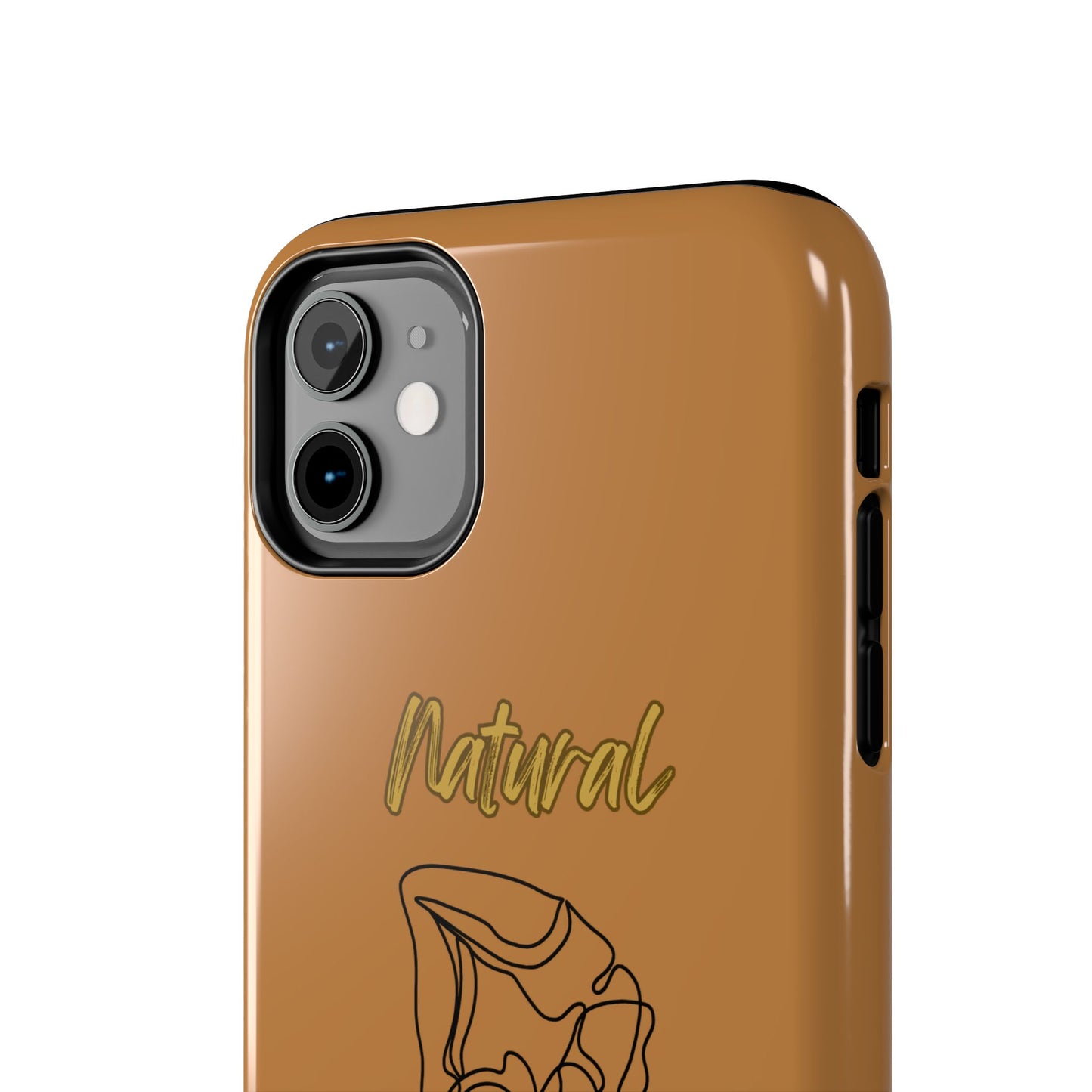 Natural Woman Flexible (BL)Tough Phone Cases LIGHT BROWN