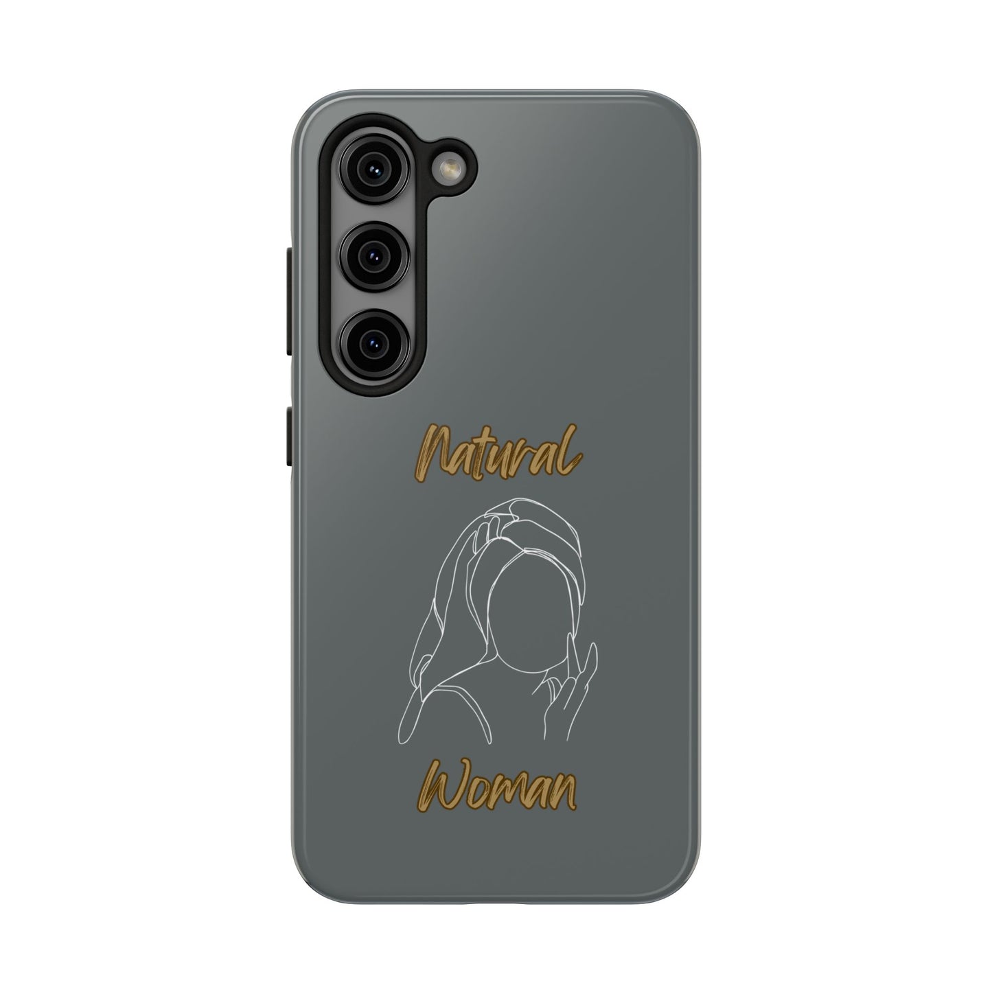 Natural Woman Towel Wrapped (WL)Tough Phone Cases DARK GREY