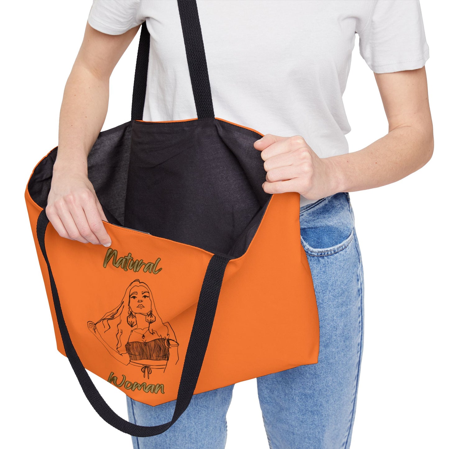 Natural Woman Thinking (BL) Weekender Tote Bag CRUSTA