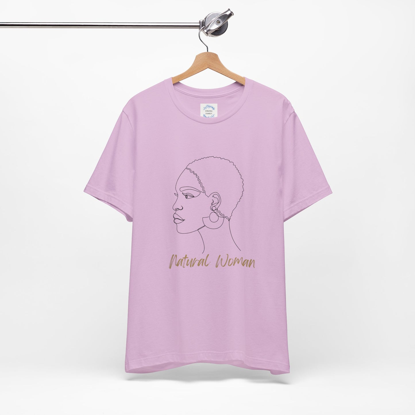 NATURAL WOMAN Finger Waves (BL) Short Sleeve T-Shirt