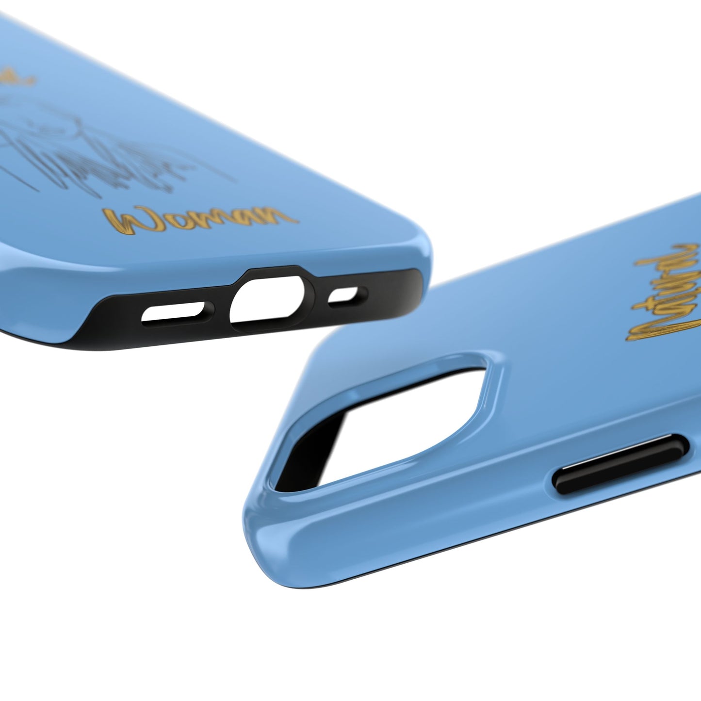 Natural Woman Content (BL)Tough Phone Cases LIGHT BLUE