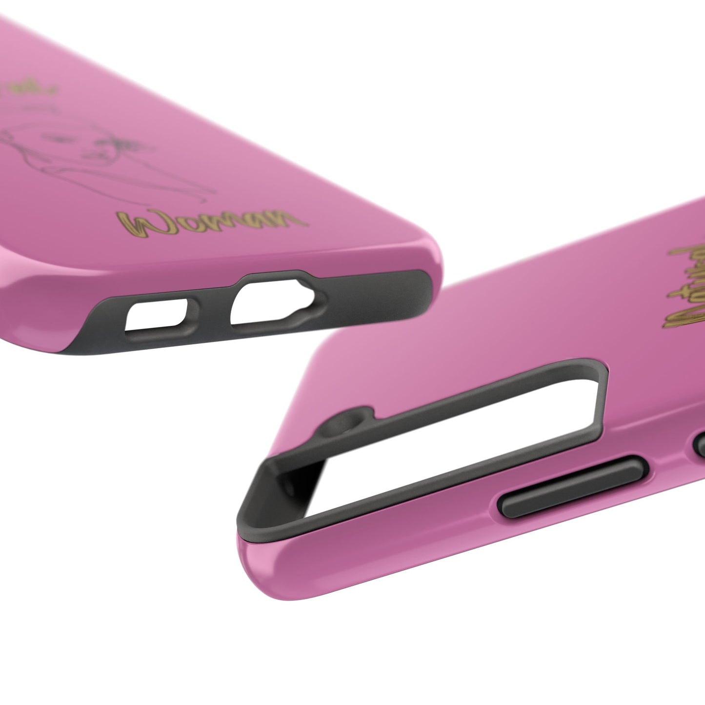 Natural Woman Sassy Bun (BL) Tough Phone Cases LIGHT PINK