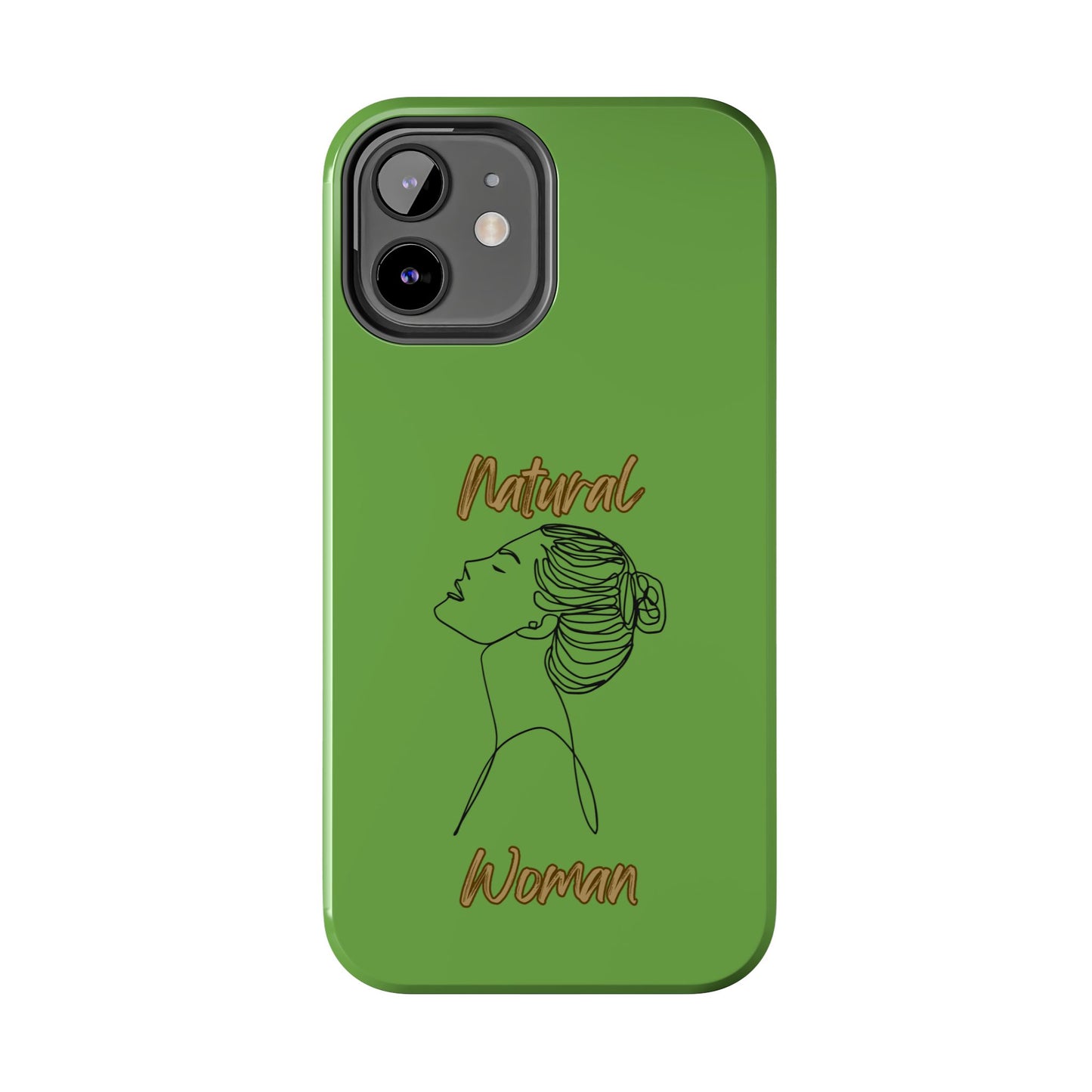 Natural Woman Wet Bun (BL) Tough Phone Cases GREEN