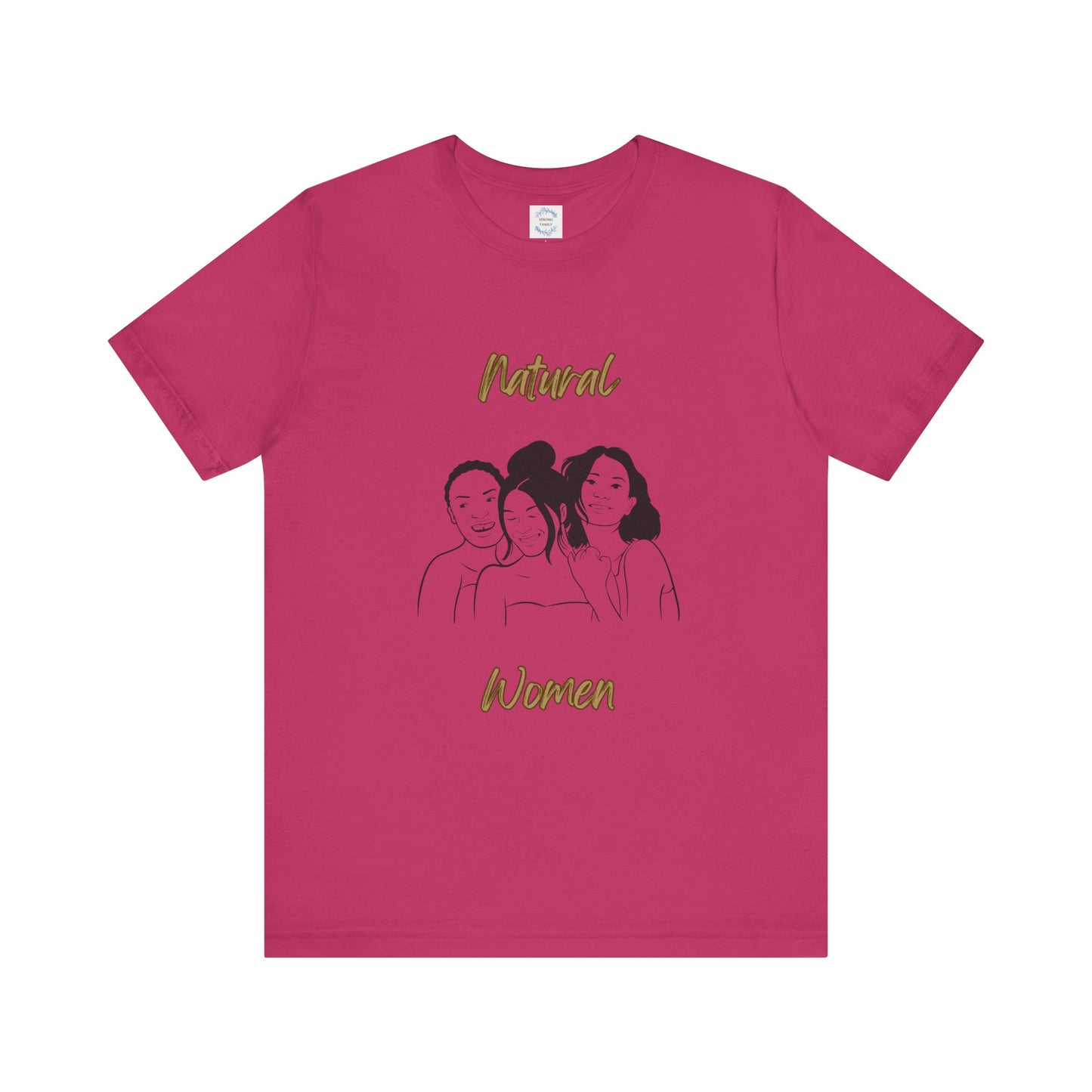 Natural Woman Laughing Friends (BL) Short Sleeve T-Shirt