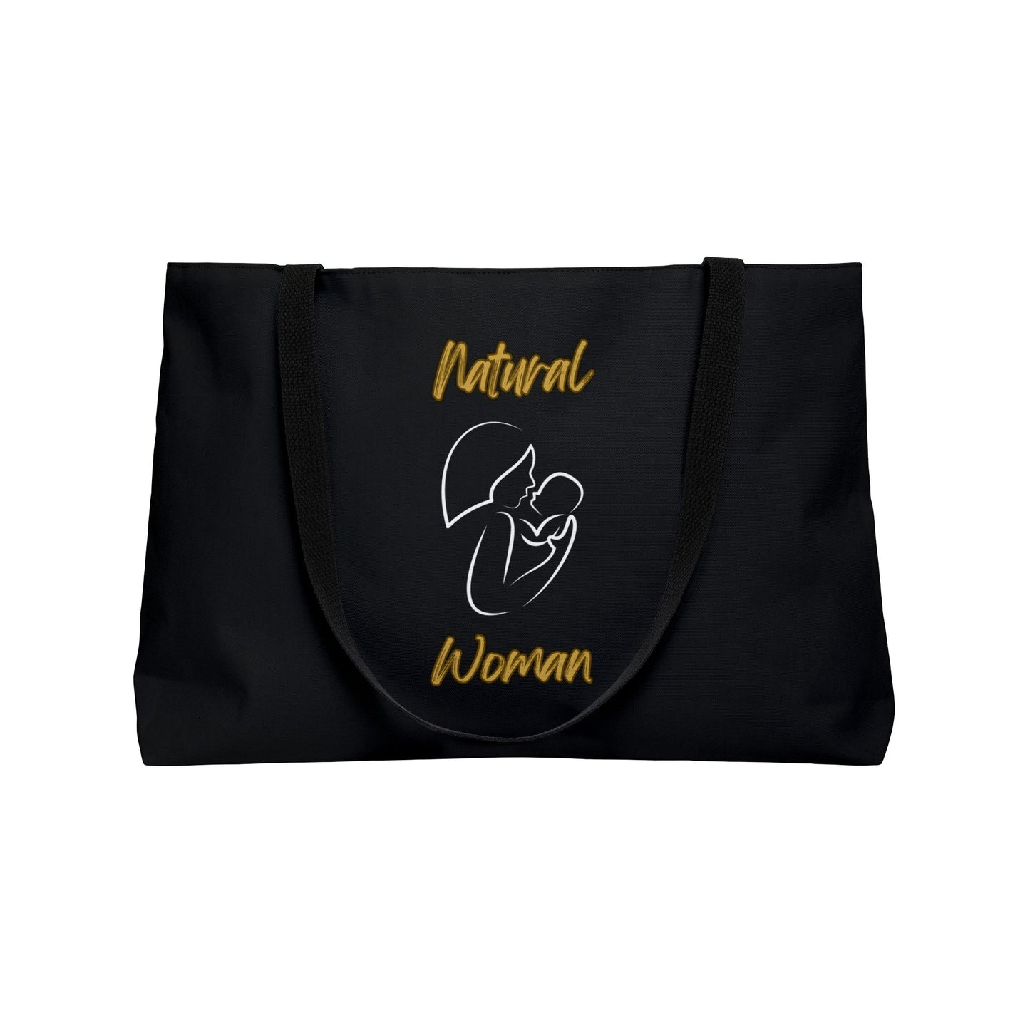 Natural Woman Long Awaited (WL) Weekender Tote Bag BLACK