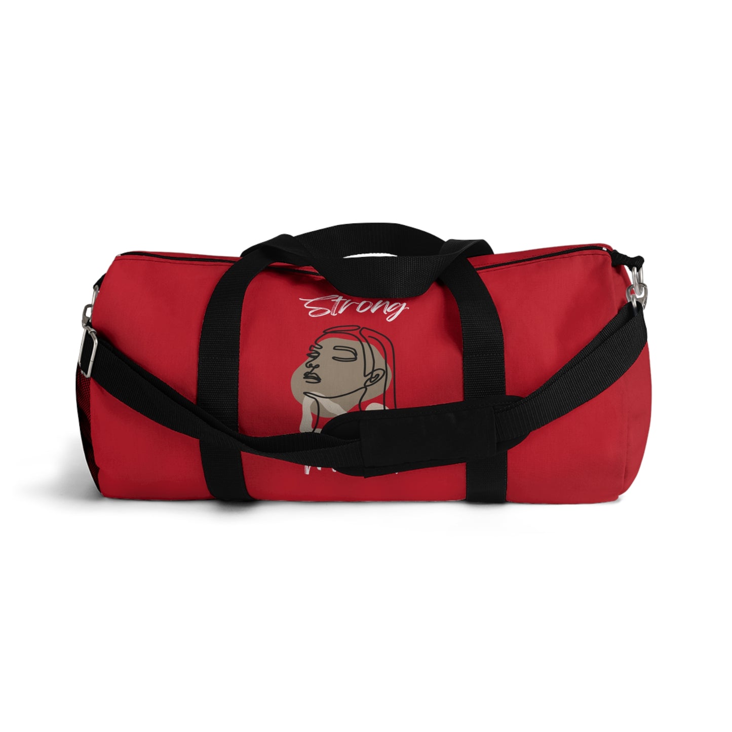 Strong Momma (WL) Duffel Bag DARK RED