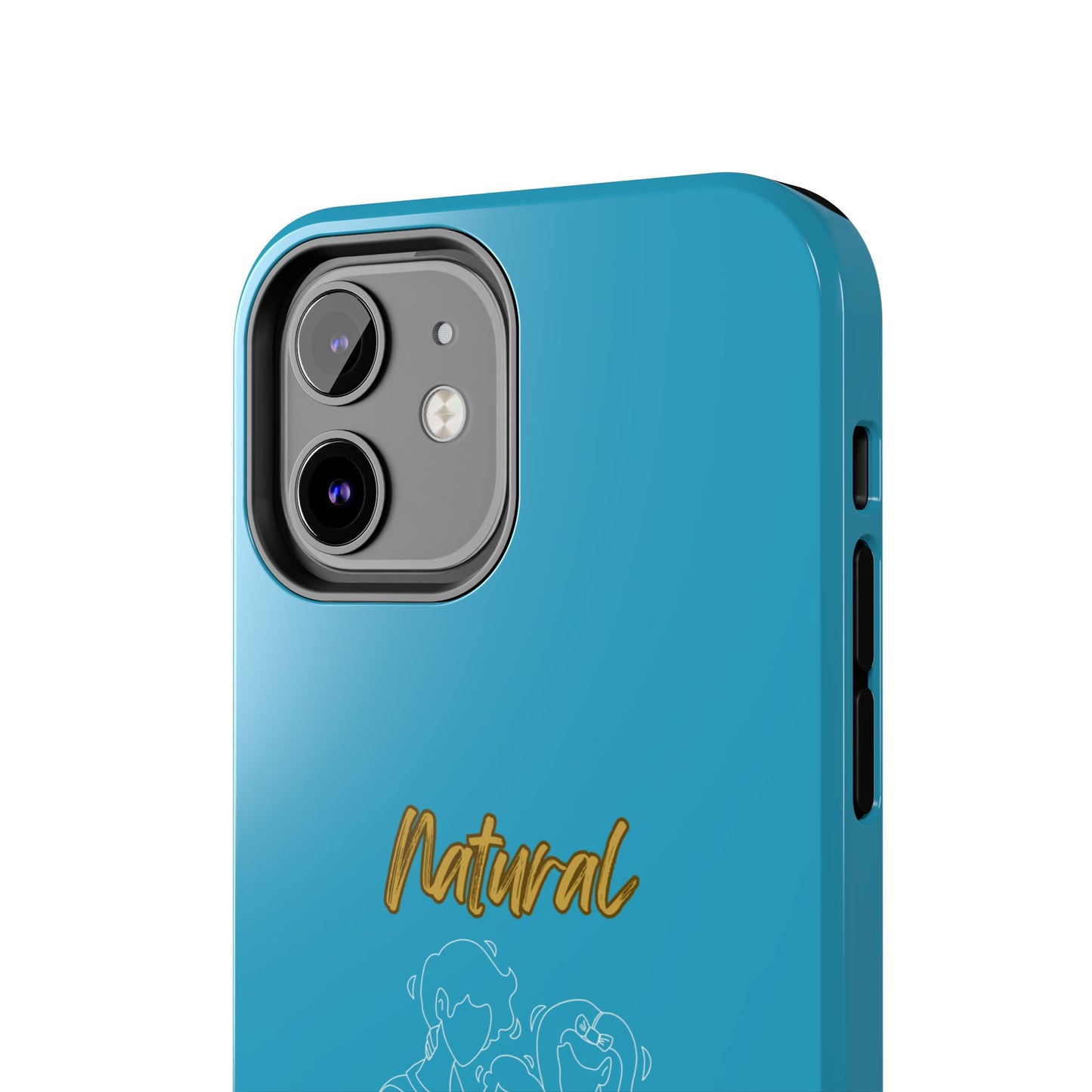 Natural Woman Bear Hugs (WL) Tough Phone Cases TURQUOISE