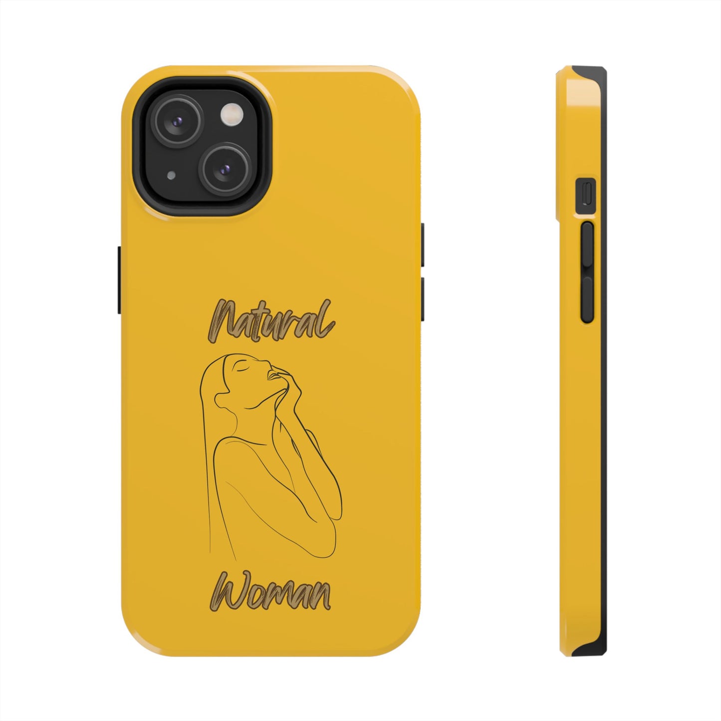 Natural Woman Thank You (BL) Tough Phone Cases YELLOW