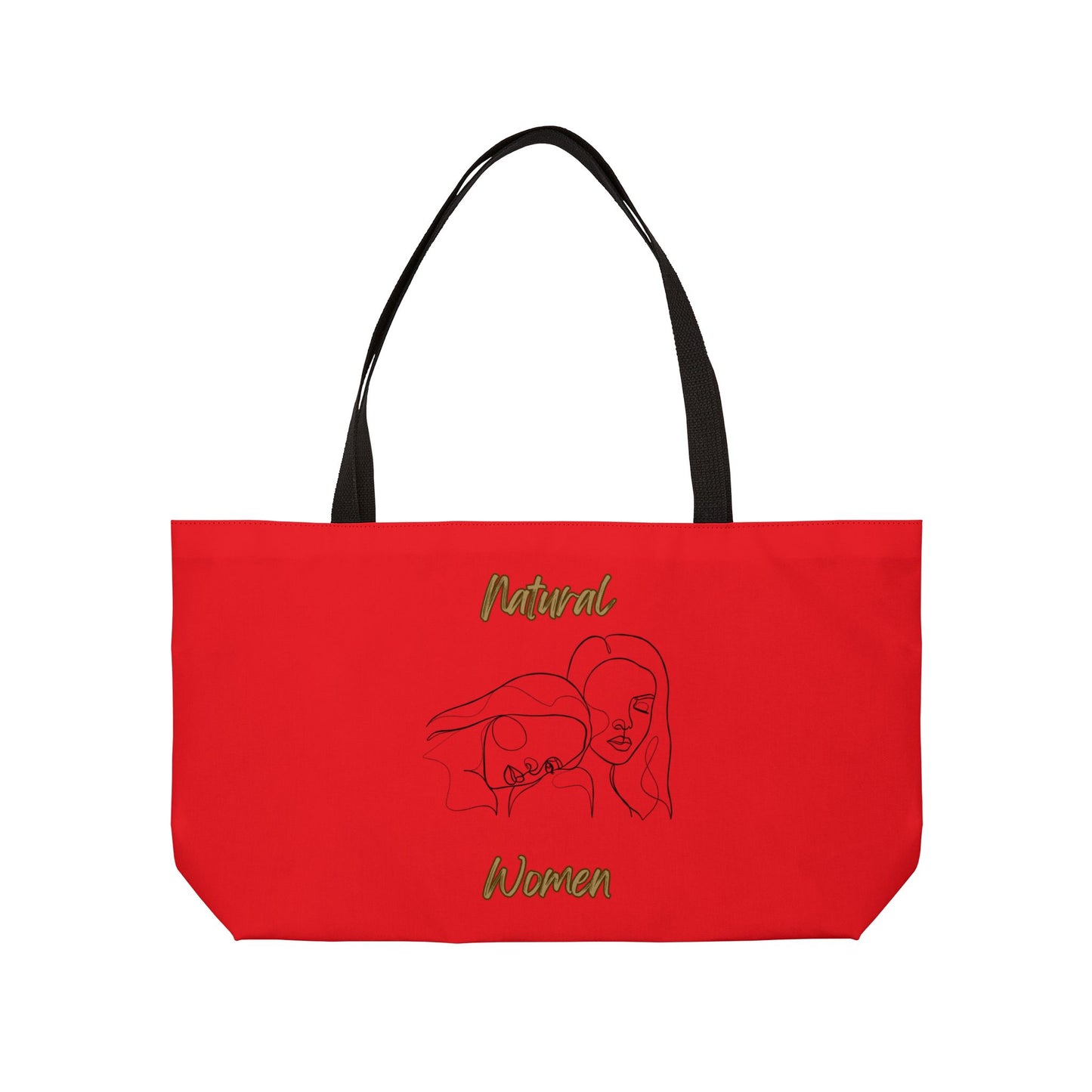 Natural Women Sisters (BL) Weekender Tote Bag RED
