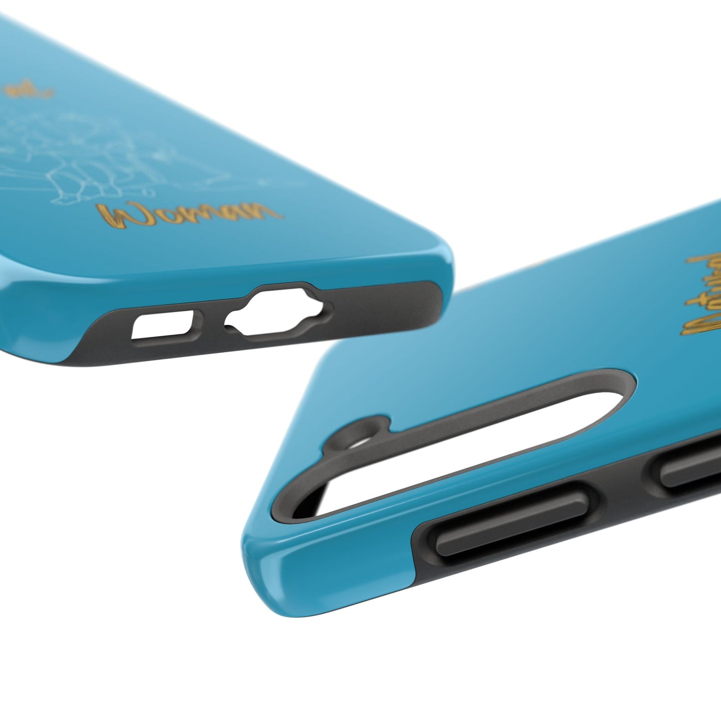 Natural Woman Bear Hugs (WL) Tough Phone Cases TURQUOISE