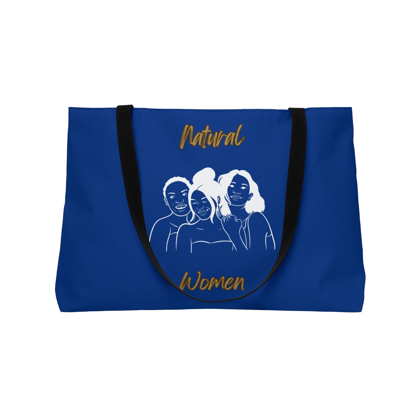 Natural Women Laughing Friends (WL) Weekender Tote Bag DARK BLUE