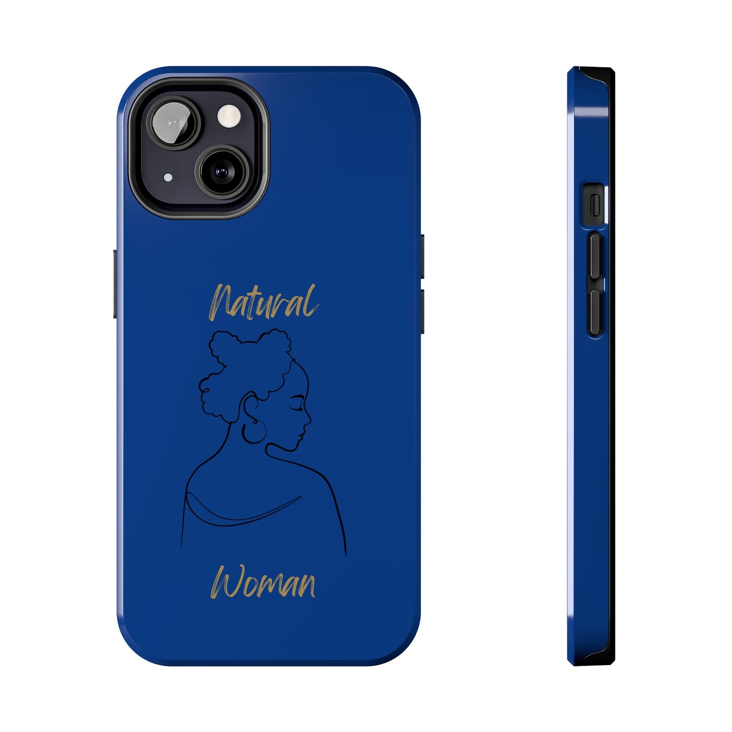 Natural Woman Twists (BL) Tough Phone Cases DARK BLUE