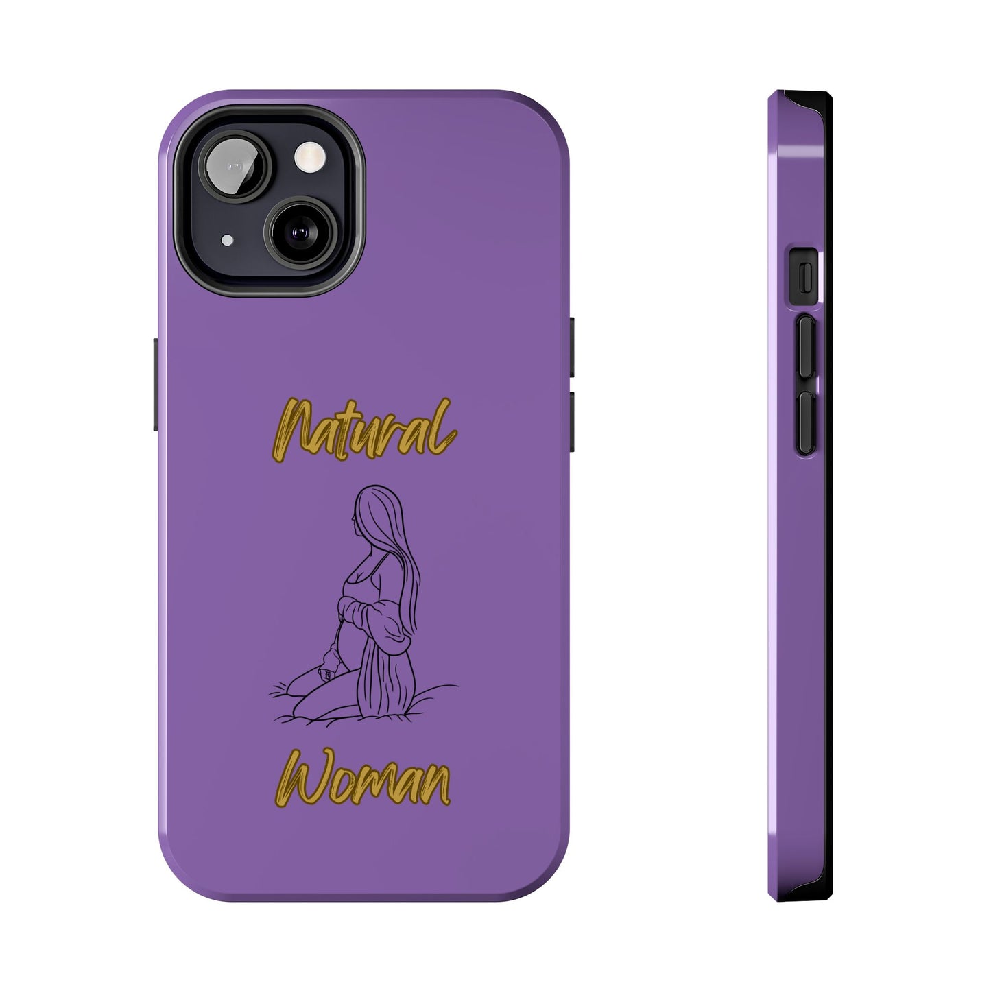 Natural Woman Expecting (BL)Tough Phone Cases LIGHT PURPLE