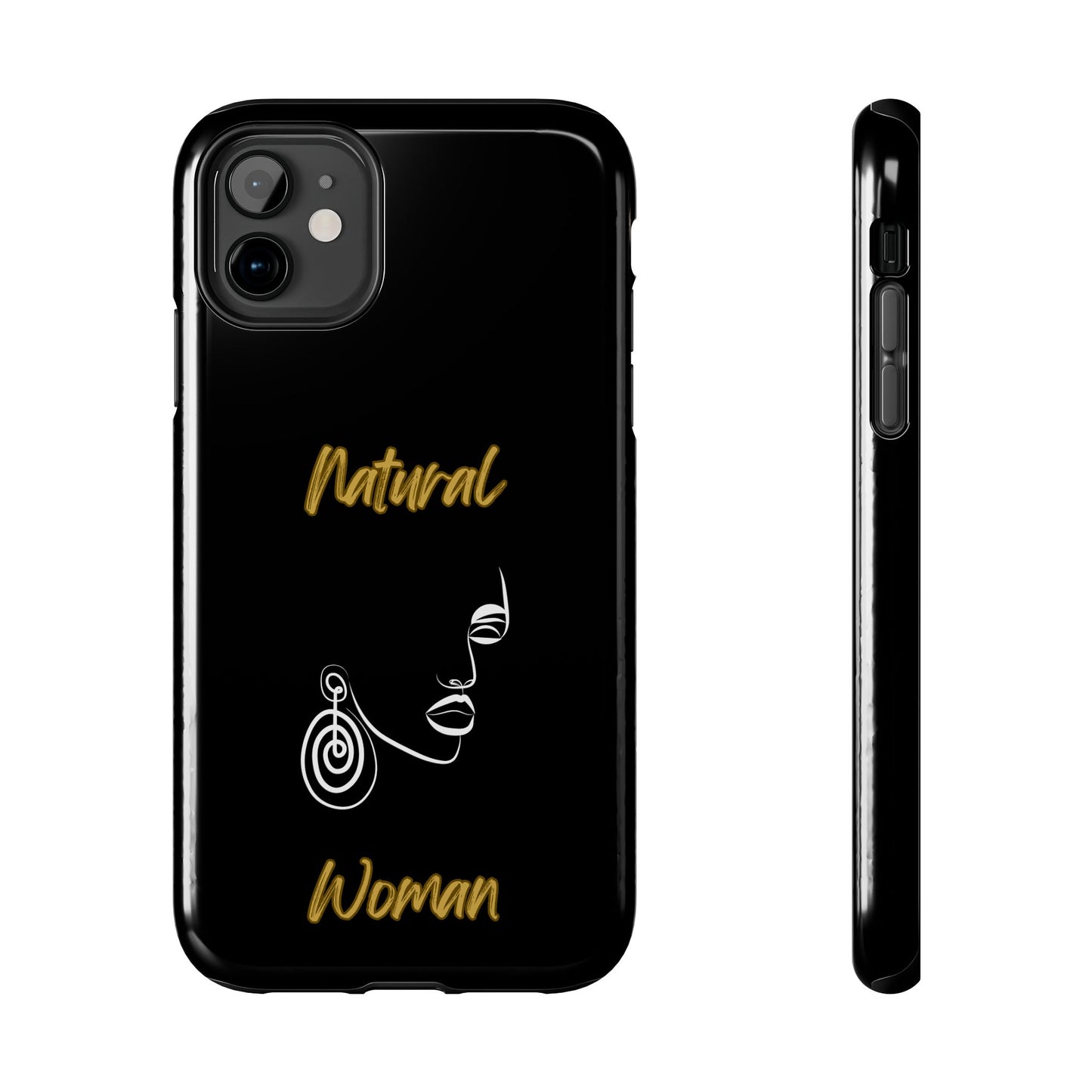 Natural Woman Music In My Soul (WL)Tough Phone Cases BLACK