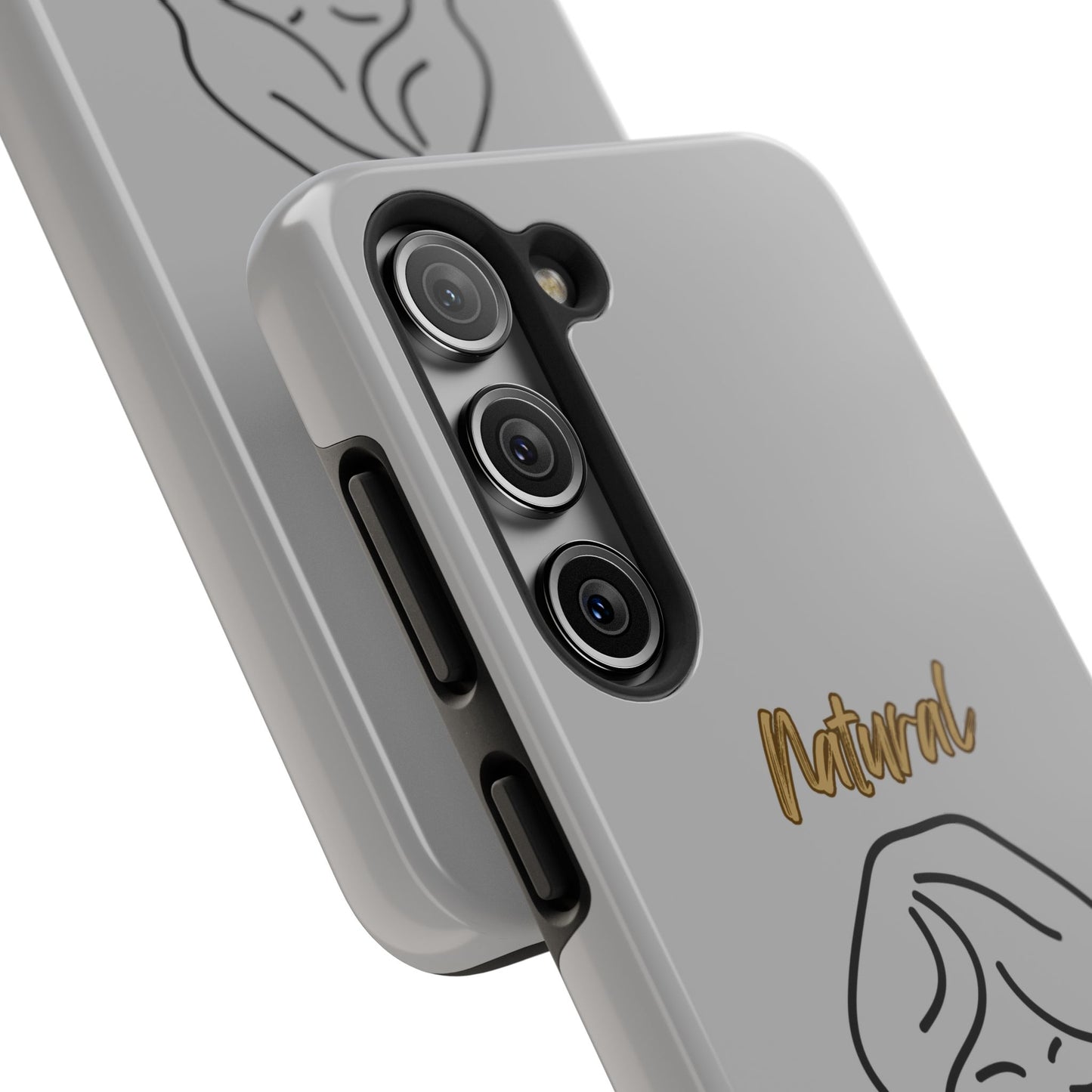 Natural Woman Modest (BL)Tough Phone Cases LIGHT GREY