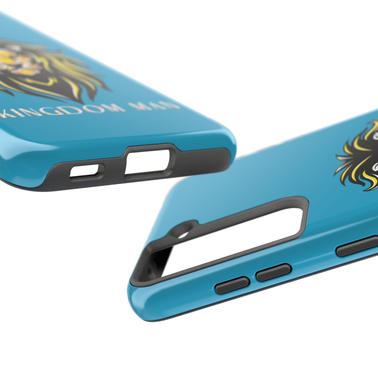 Kingdom Man (White-Gold Label) Tough Phone Case TURQUOISE