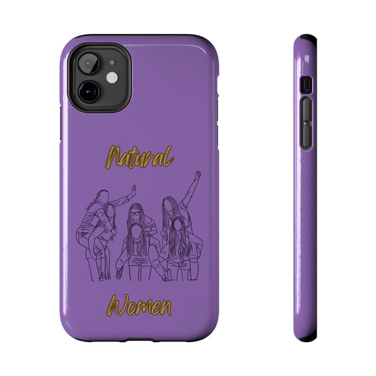 Natural Woman Piggy Back (BL)Tough Phone Cases LIGHT PURPLE