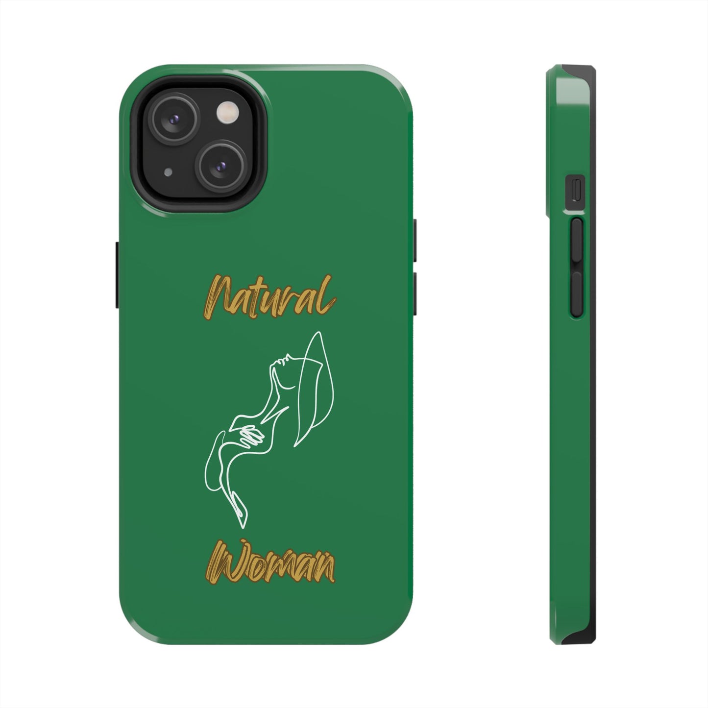 Natural Woman Free (WL)Tough Phone Cases DARK GREEN